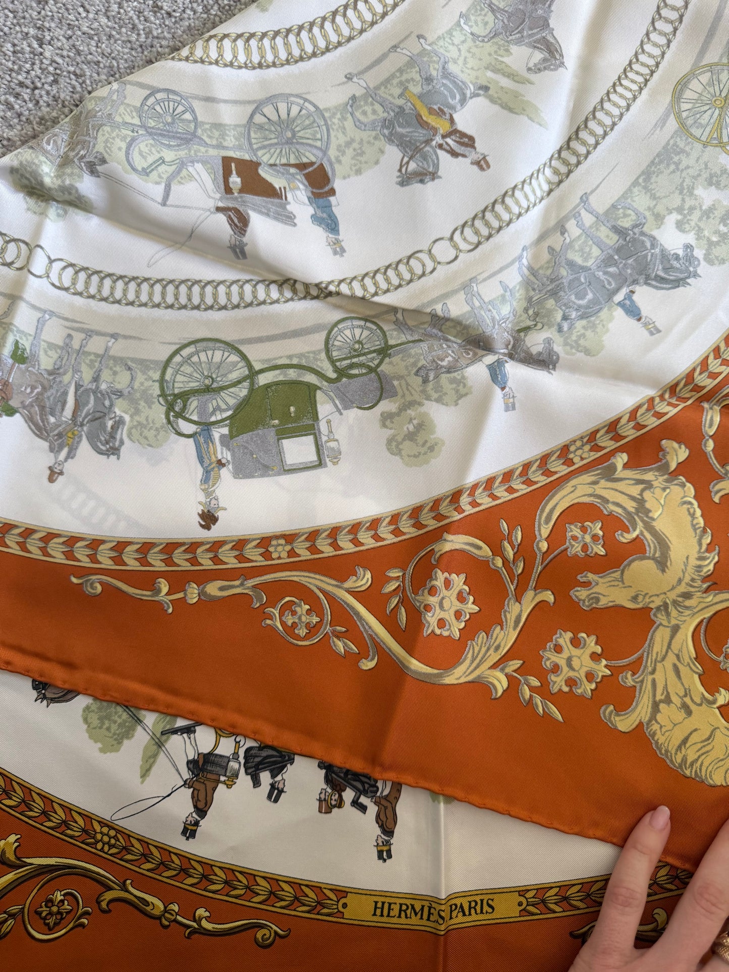 La Promenade de Longchamps Hermes Scarf