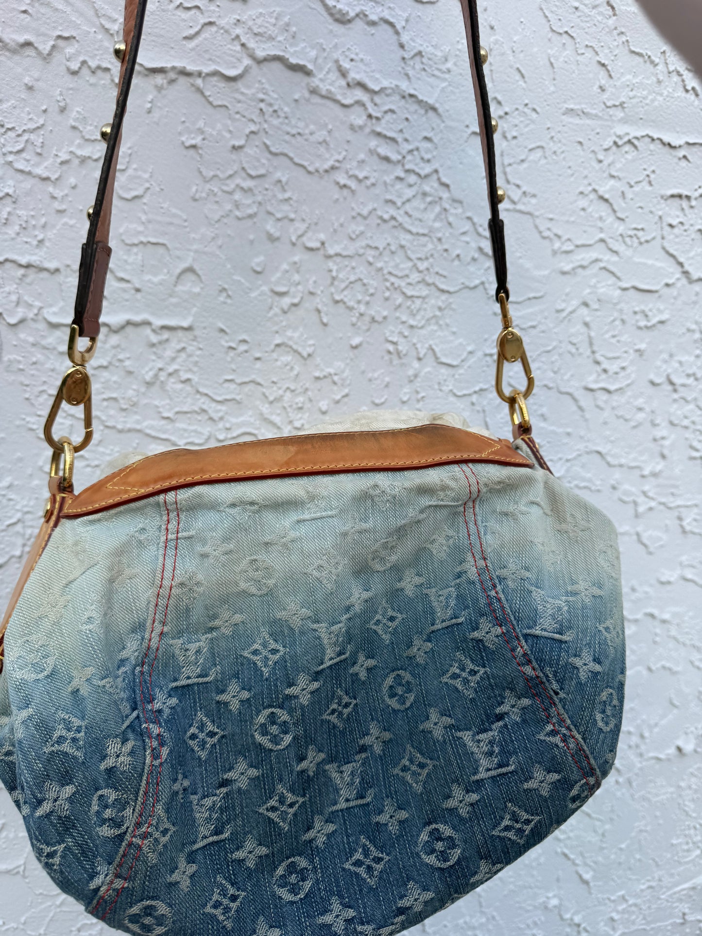 2010 Louis Vuitton Sunshine Denim Bag