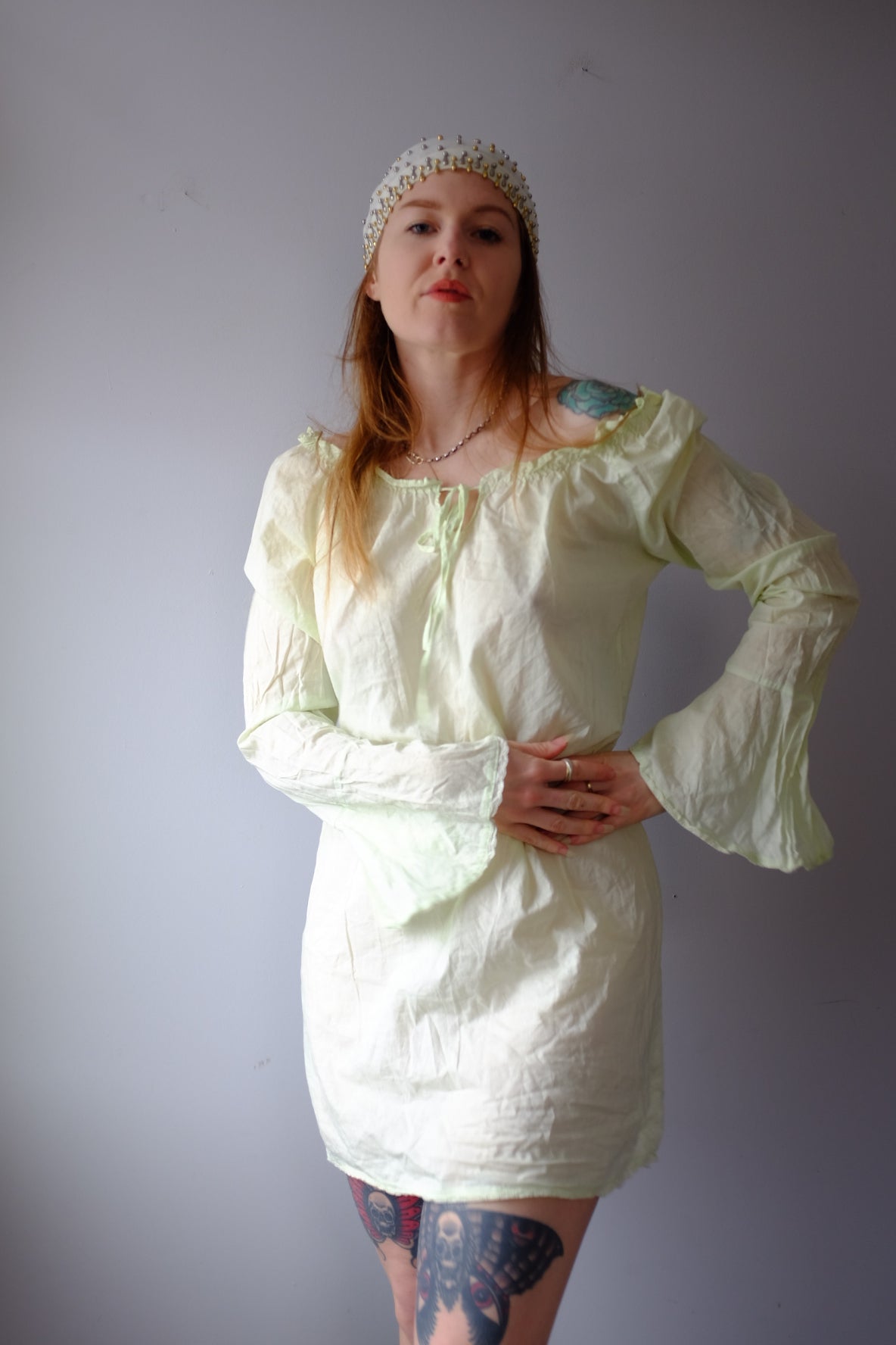 1990’s Fairy Pale Mint Dress M