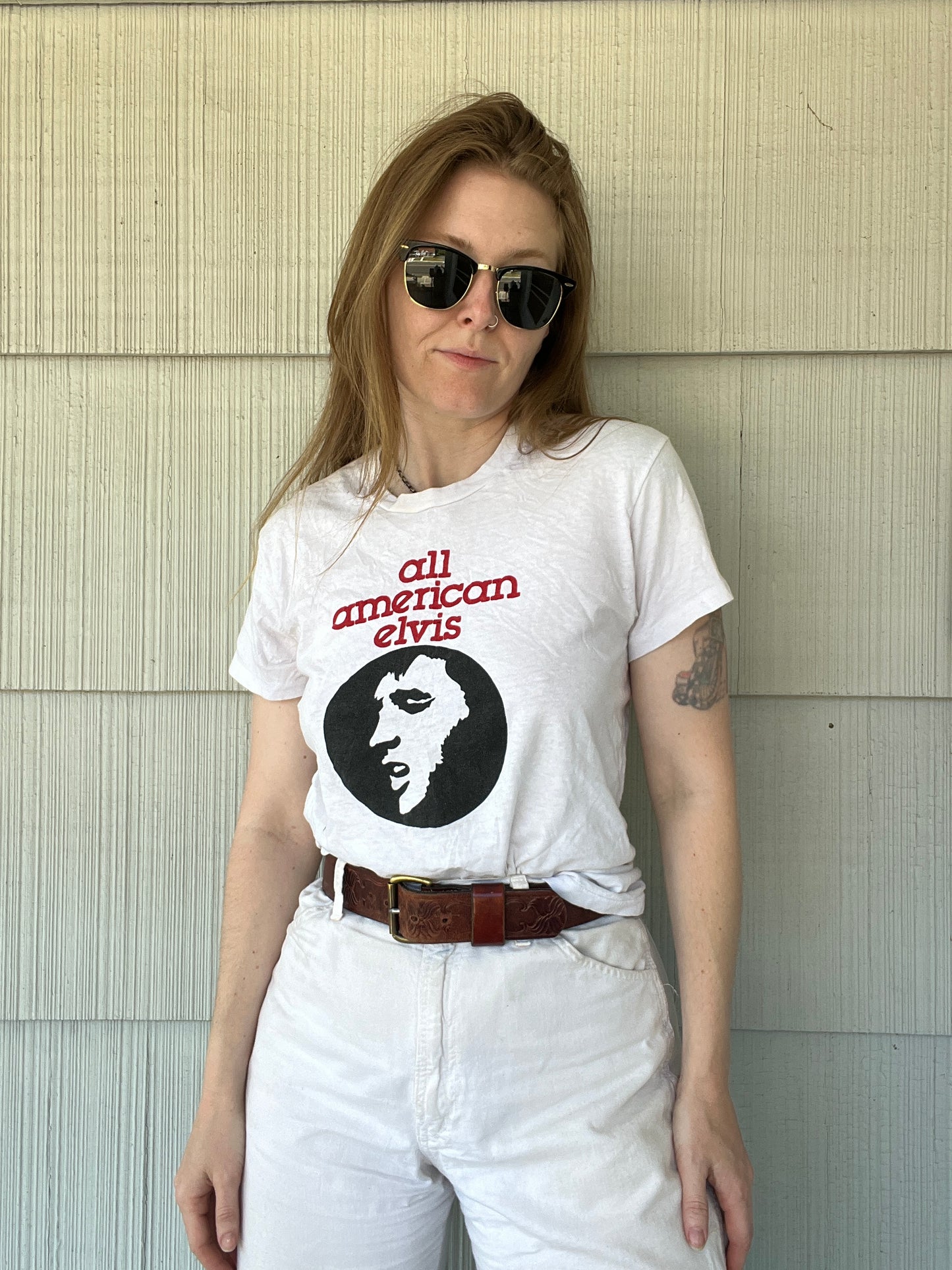 1970s All American Elvis Shirt S