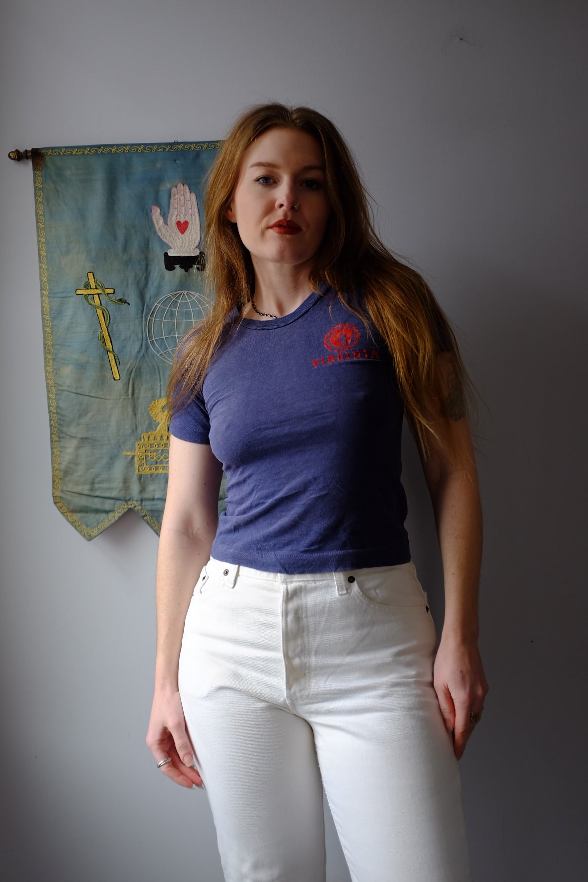 1970s Virginia Baby Tee XS