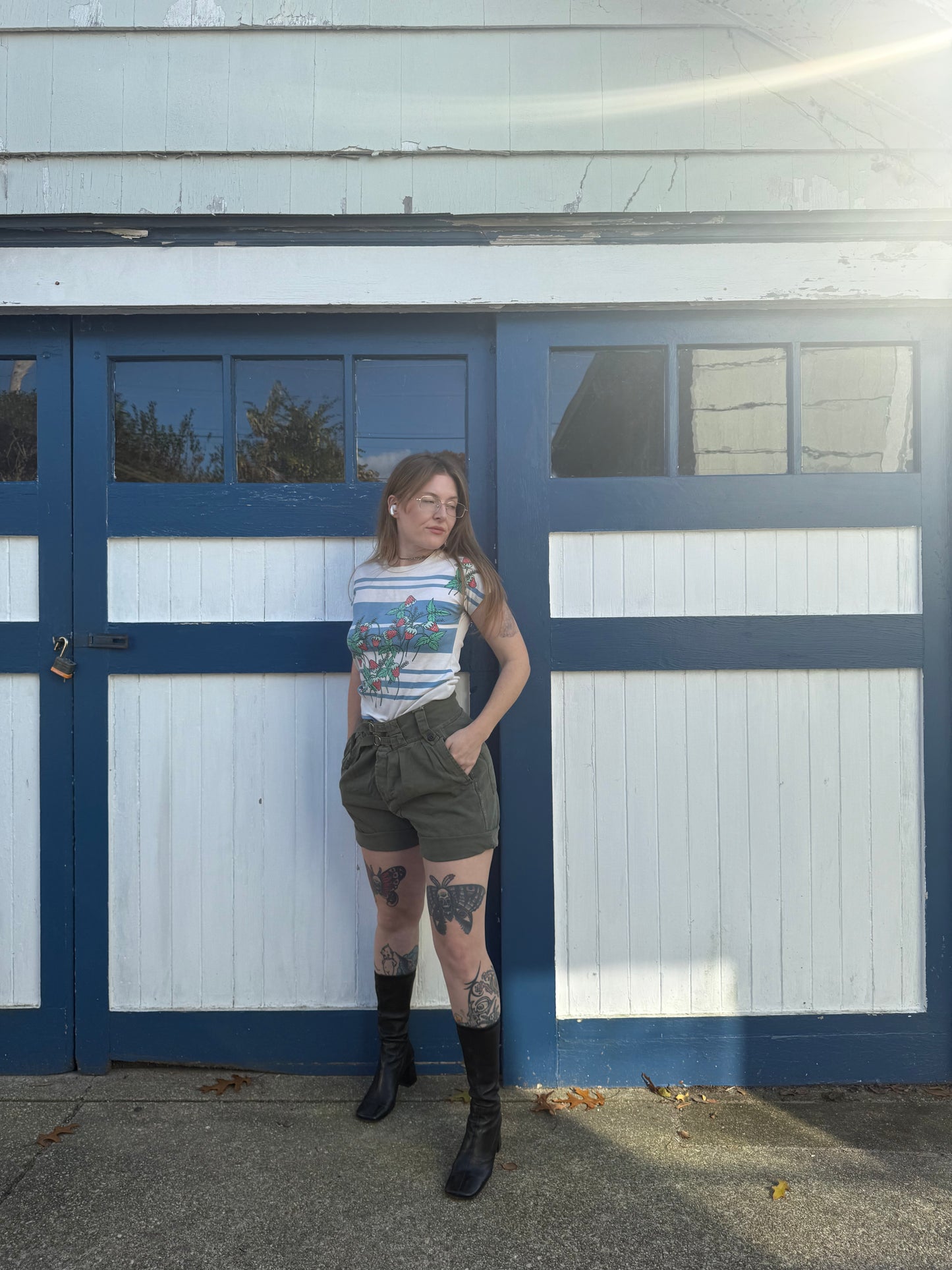 1970s 100% Cotton European Military Shorts