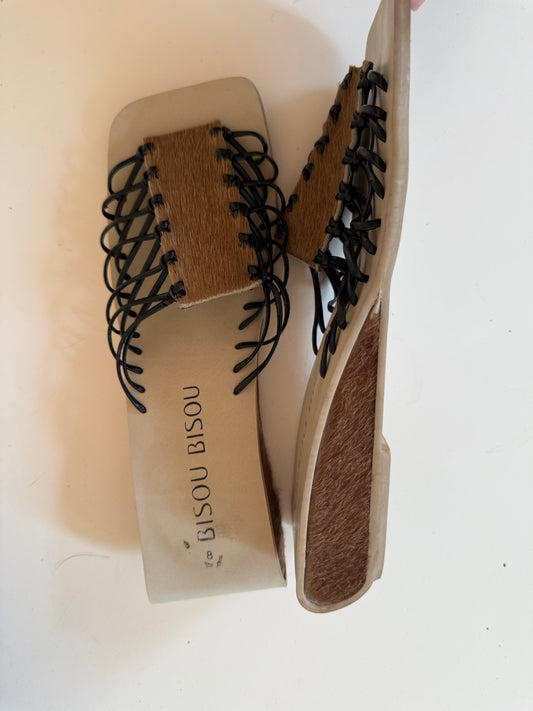 Hair on Hide & Leather Sandals