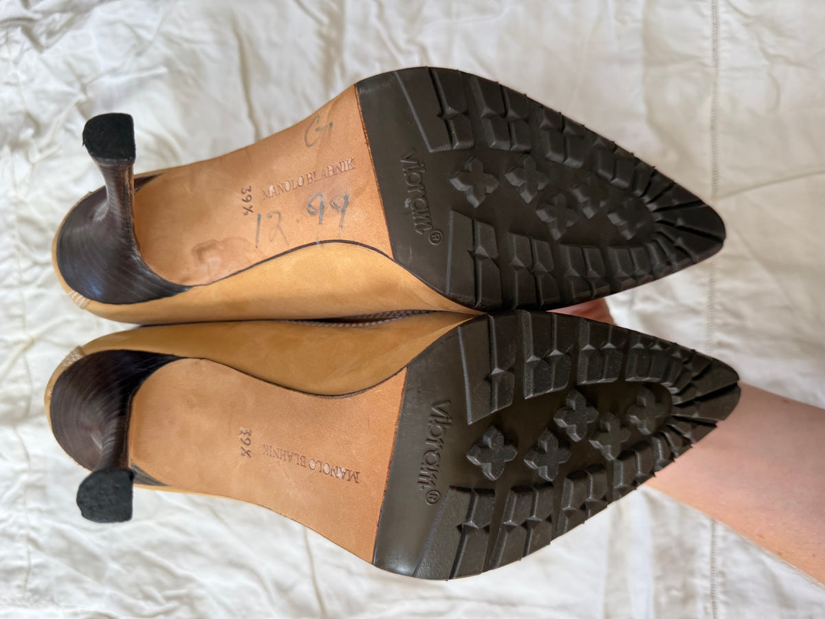 Vintage Manolo Blahnik Oklamod Boots 38.5