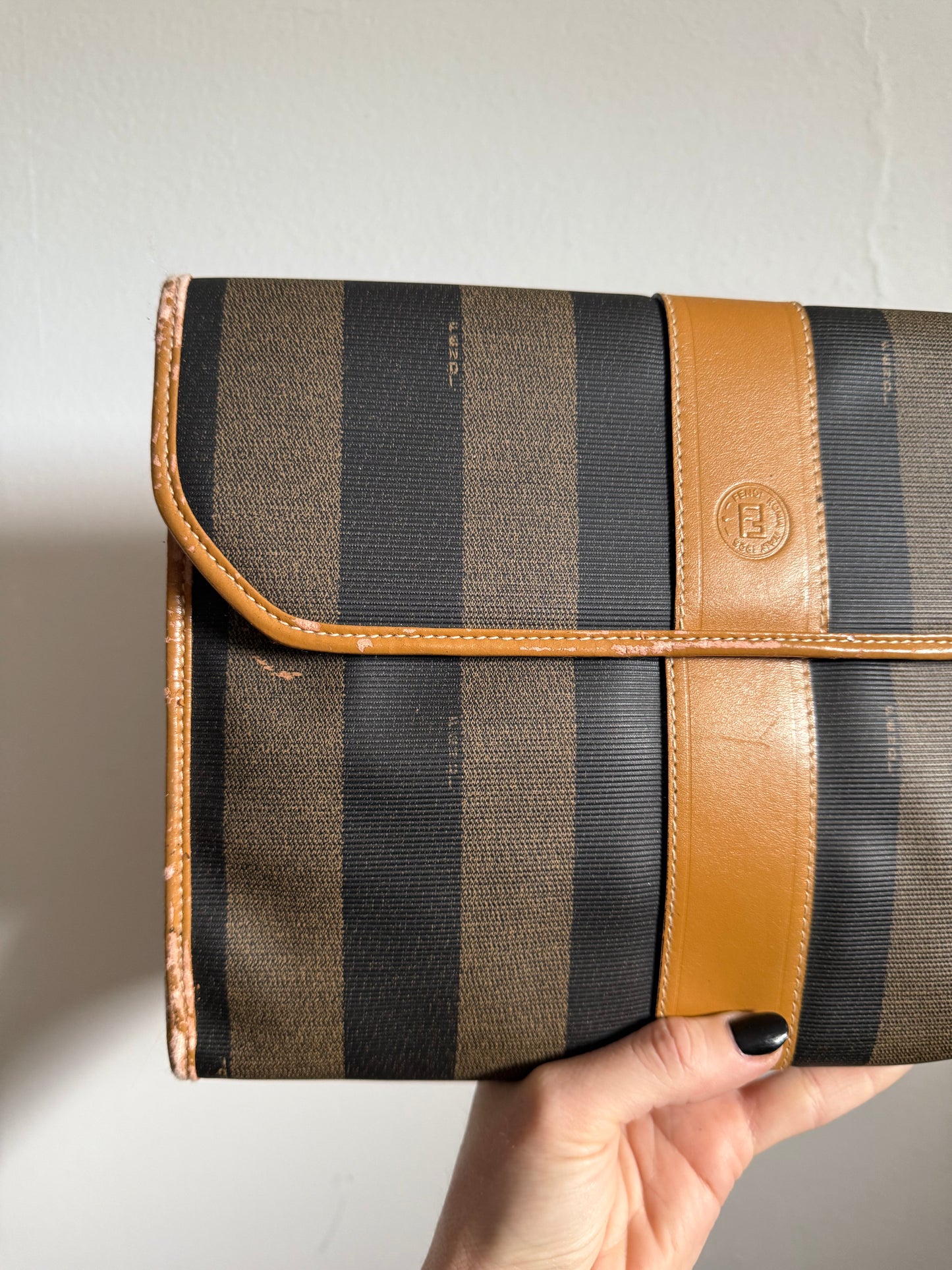 Authentic Fendi Clutch 1970s/1980s