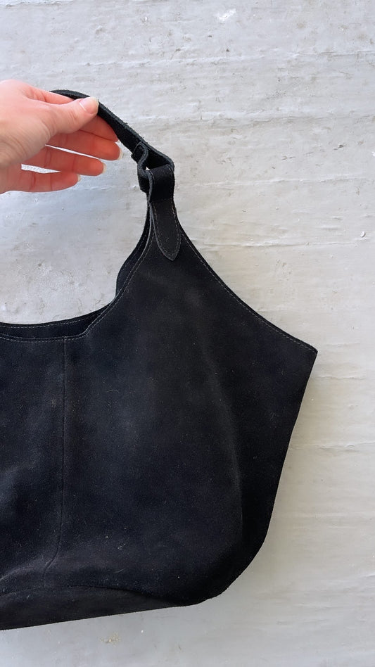 Vintage Suede Perfect Bag
