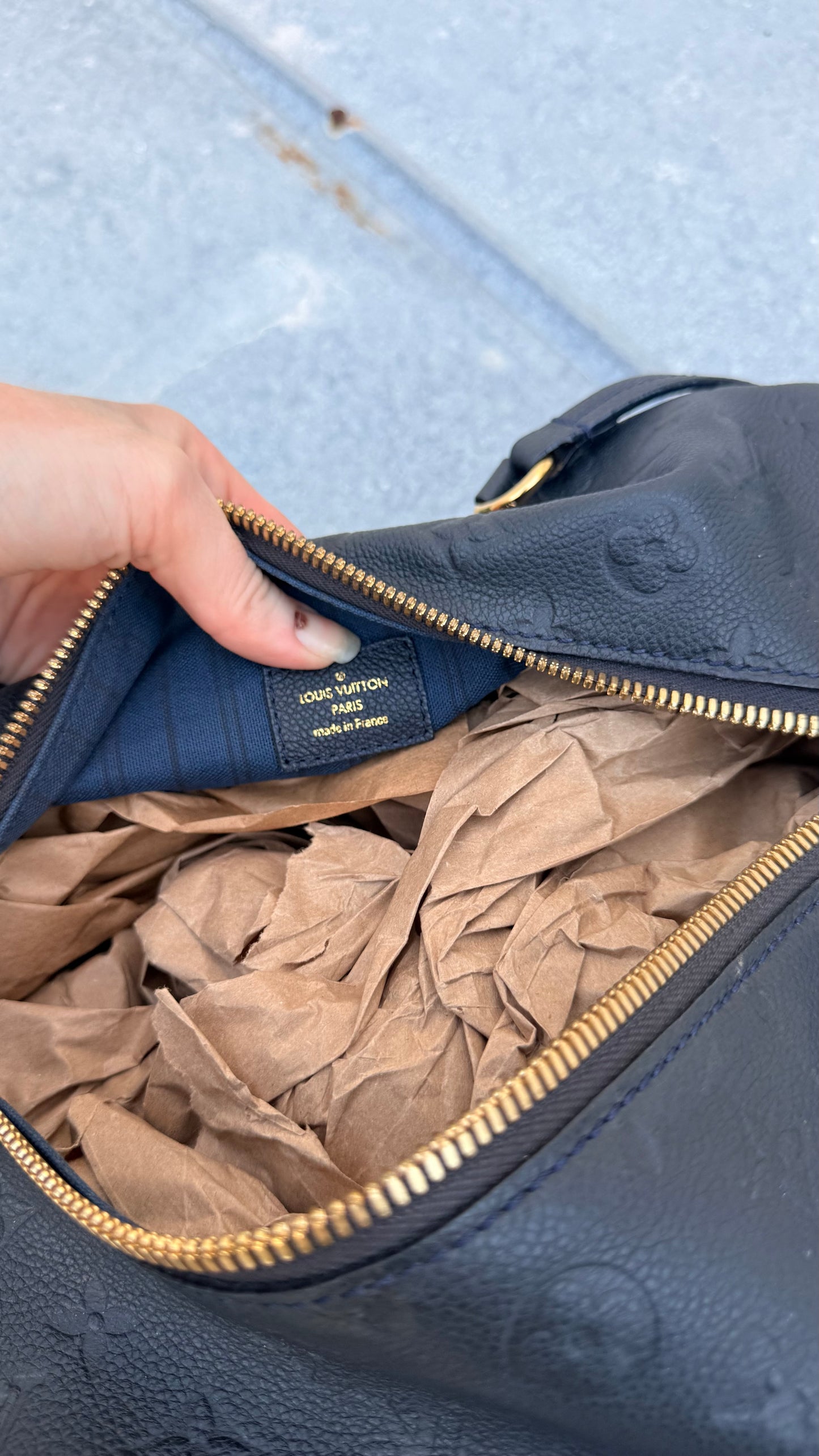 Louis Vuitton Monogram Empreinte Lumineuse PM Bag