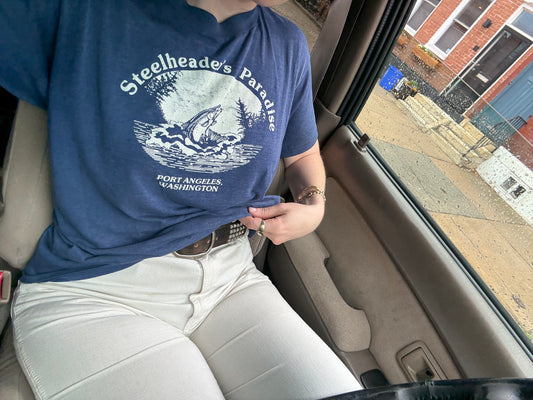1970s Fishing Tee Steelheaders
