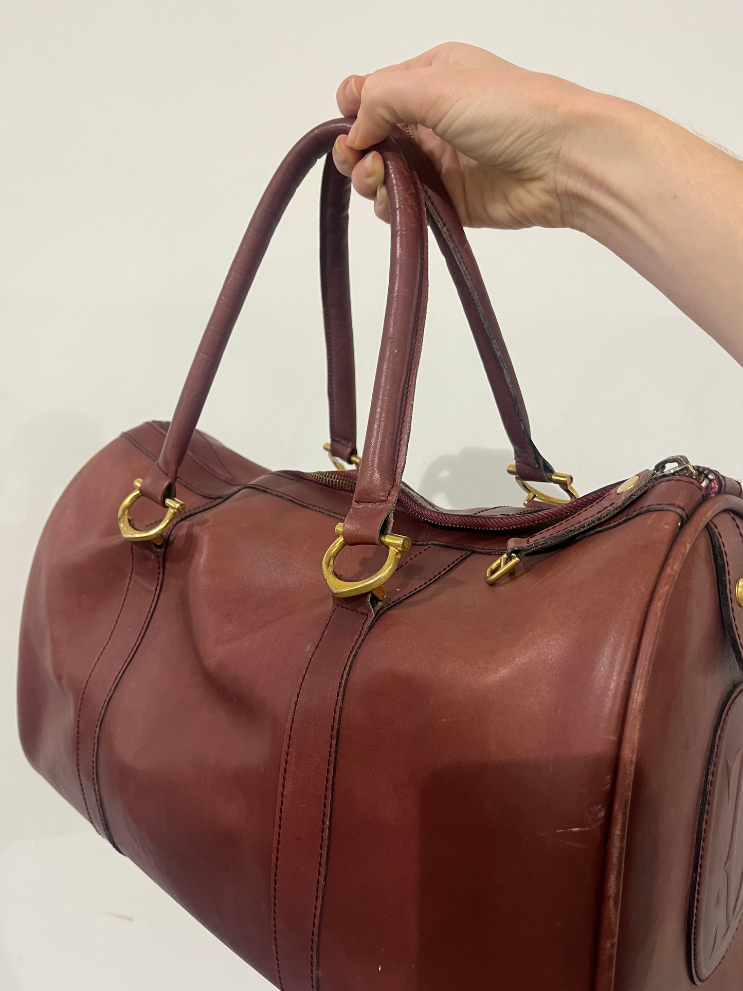 Vintage 1980s Cartier Boston Travel Bag