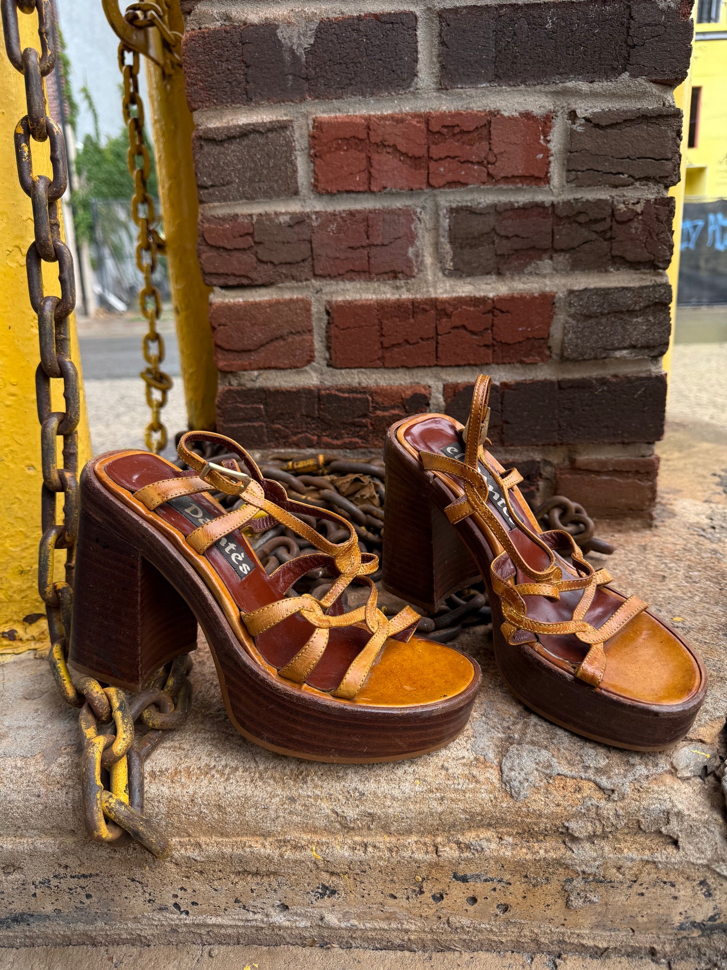 1990s El Dante Platform Sandals