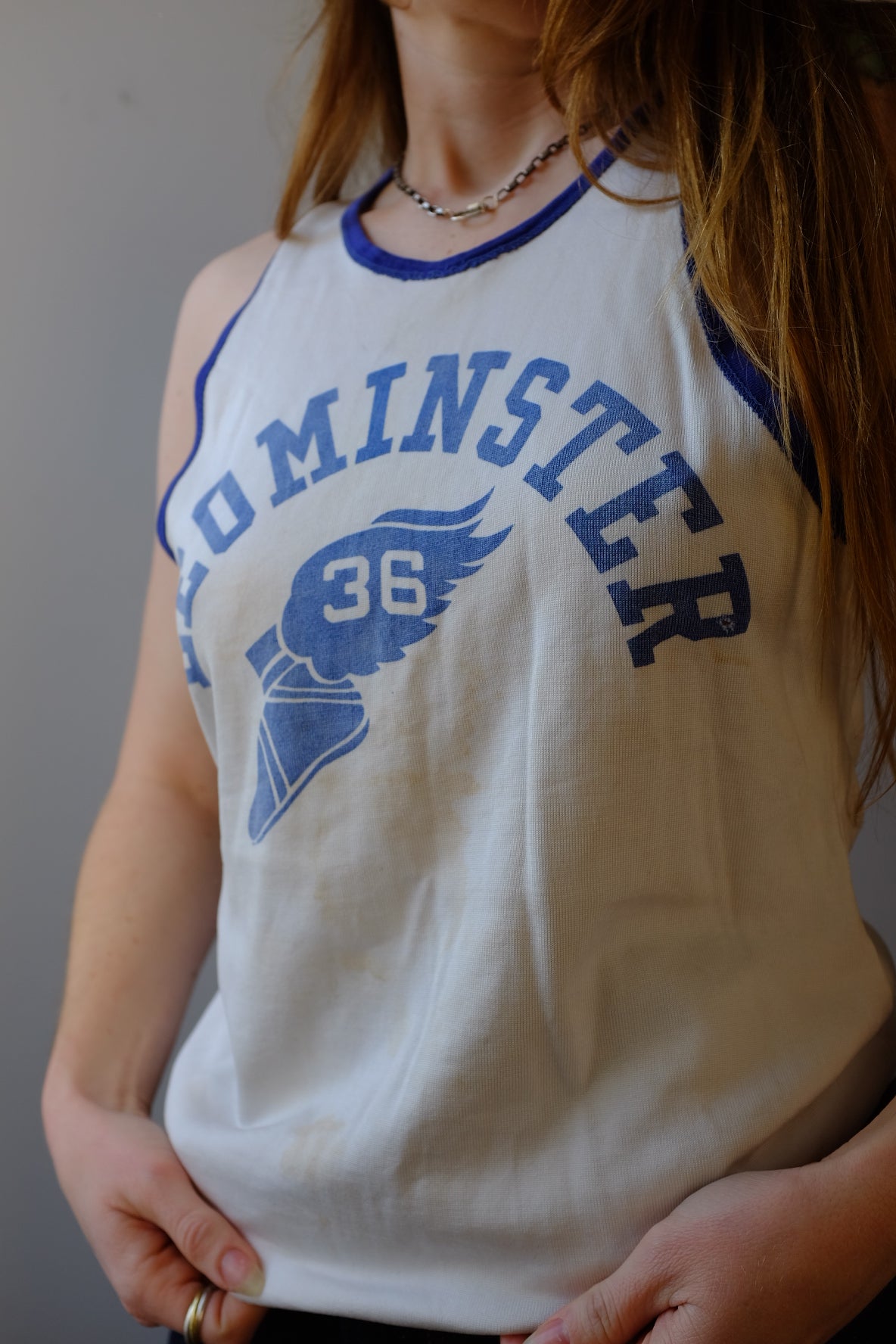 1950s Track Leo Minster Tank Top M