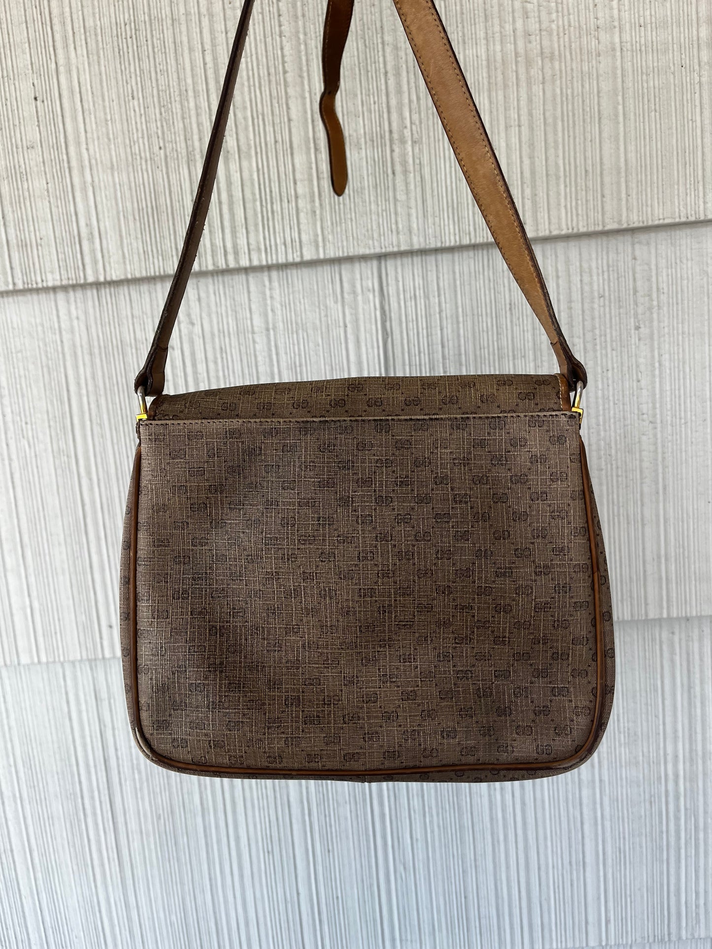 Vintage 1980s Gucci Crossbody Purse Guccissima