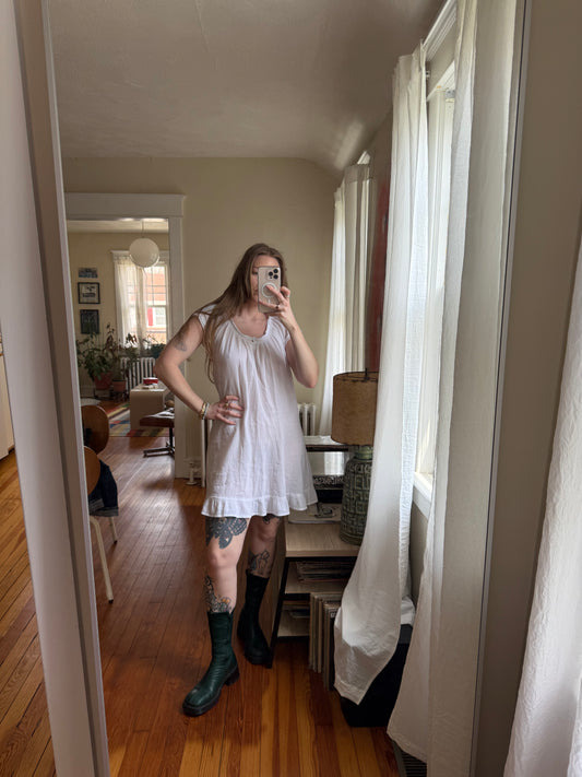 100% Cotton Flowy Dress