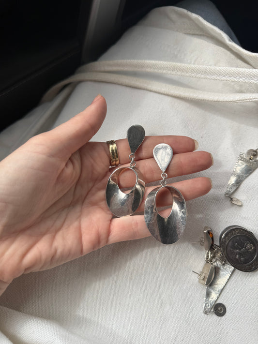 Chunk 925 Silver Earrings
