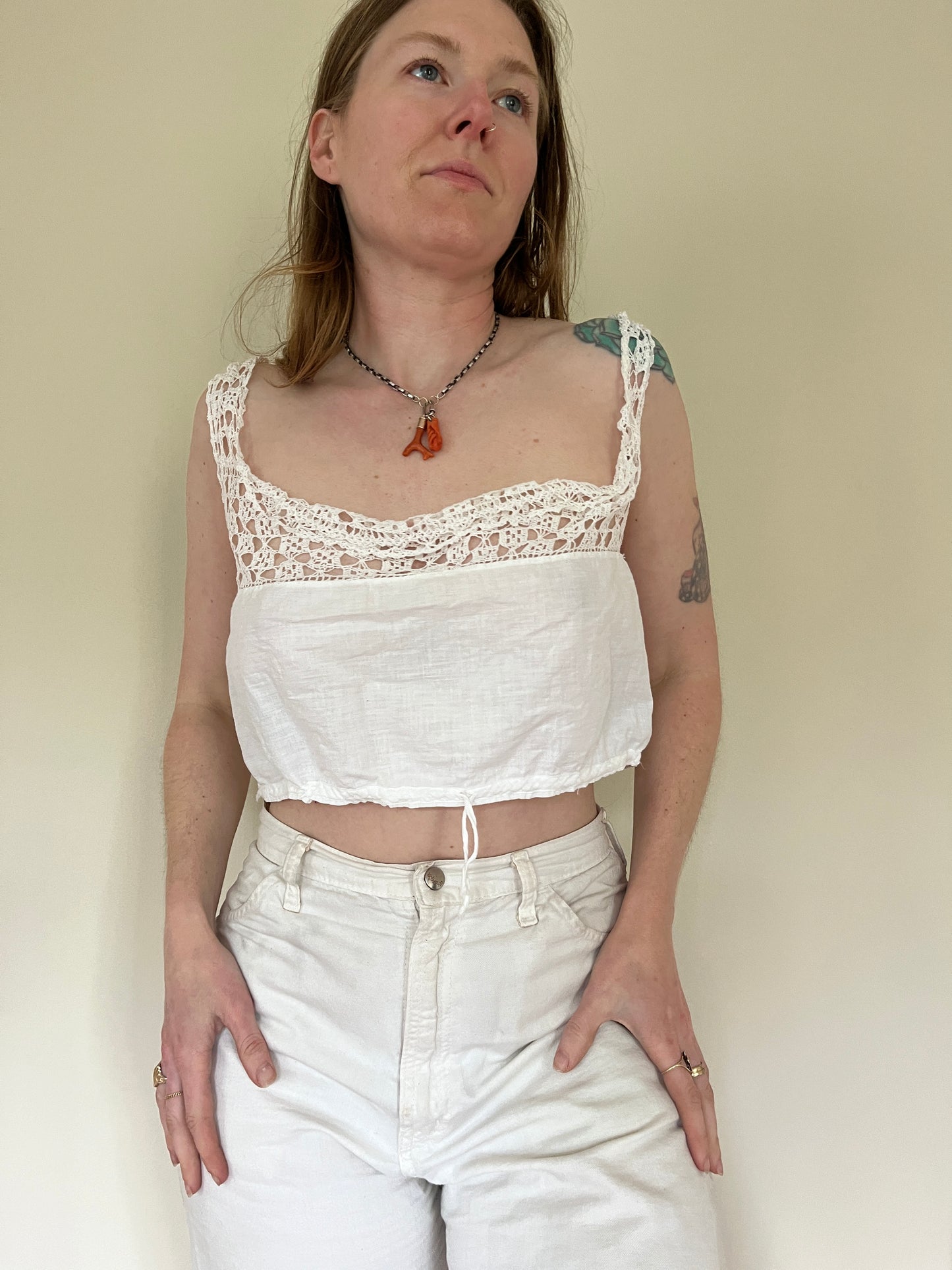 Antique Victorian Cotton Camisole