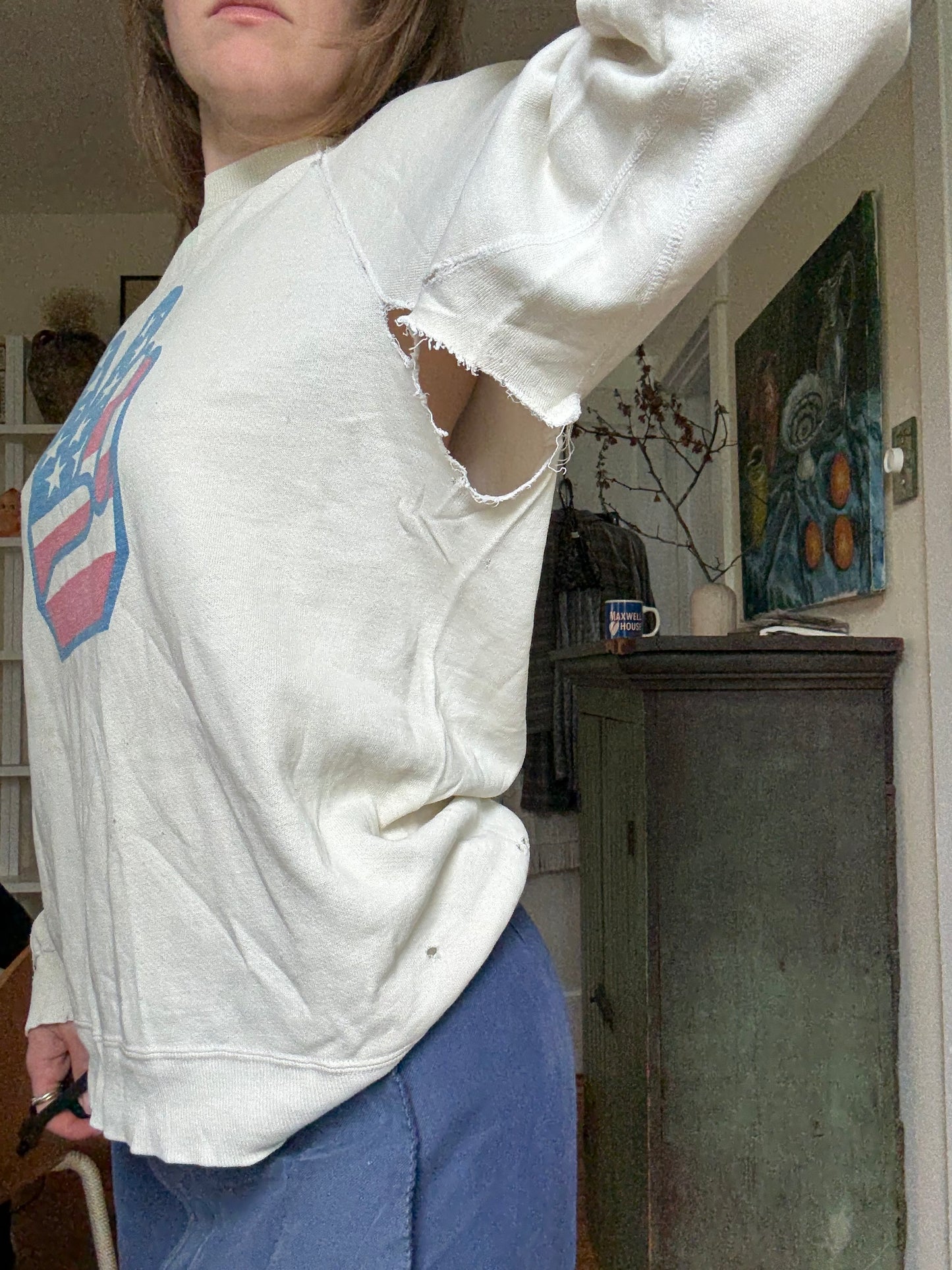 Vintage Peace Sign Sweat