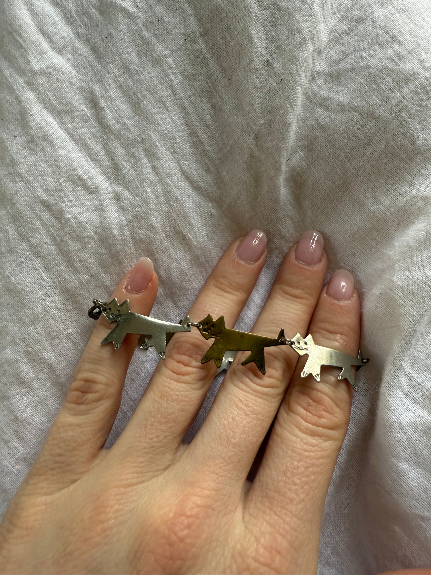 Vintage Kitty Cat Bracelet