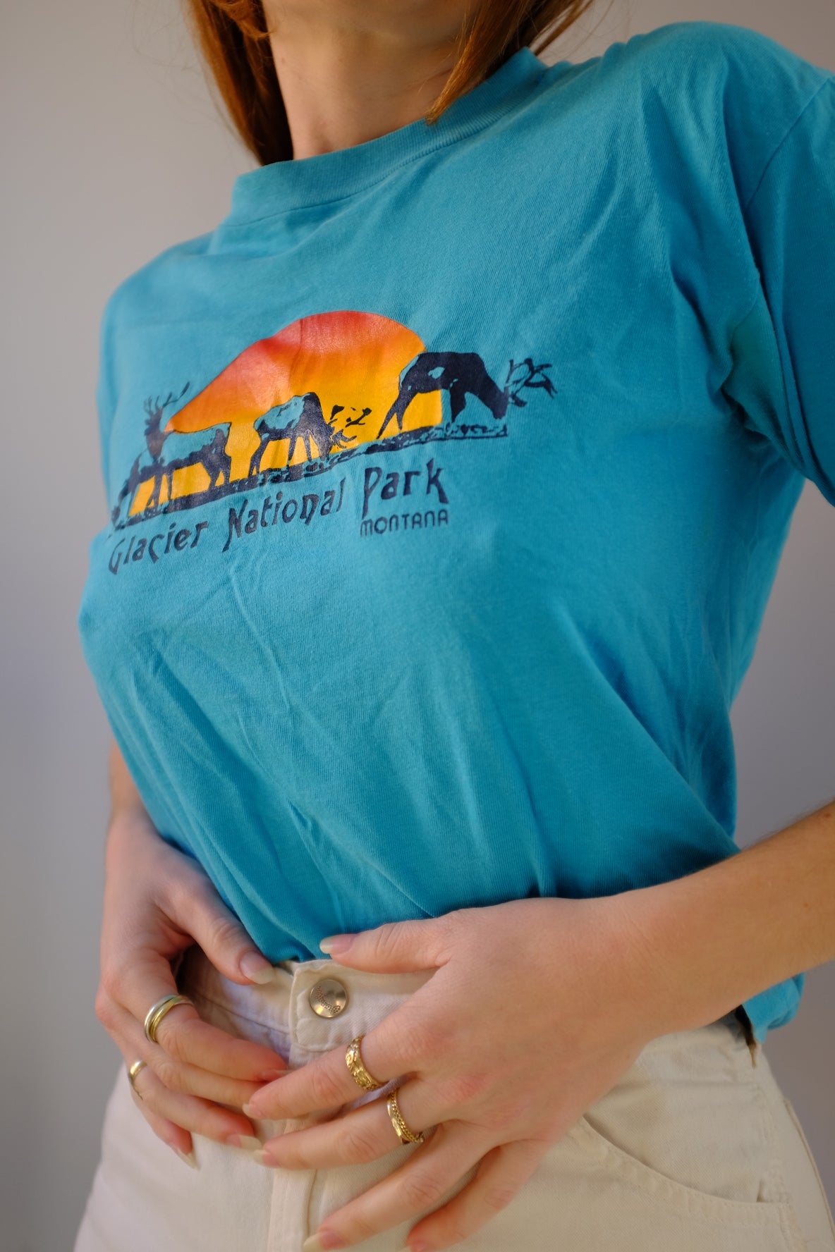 Vintage 1970s Glacier National Park Shirt