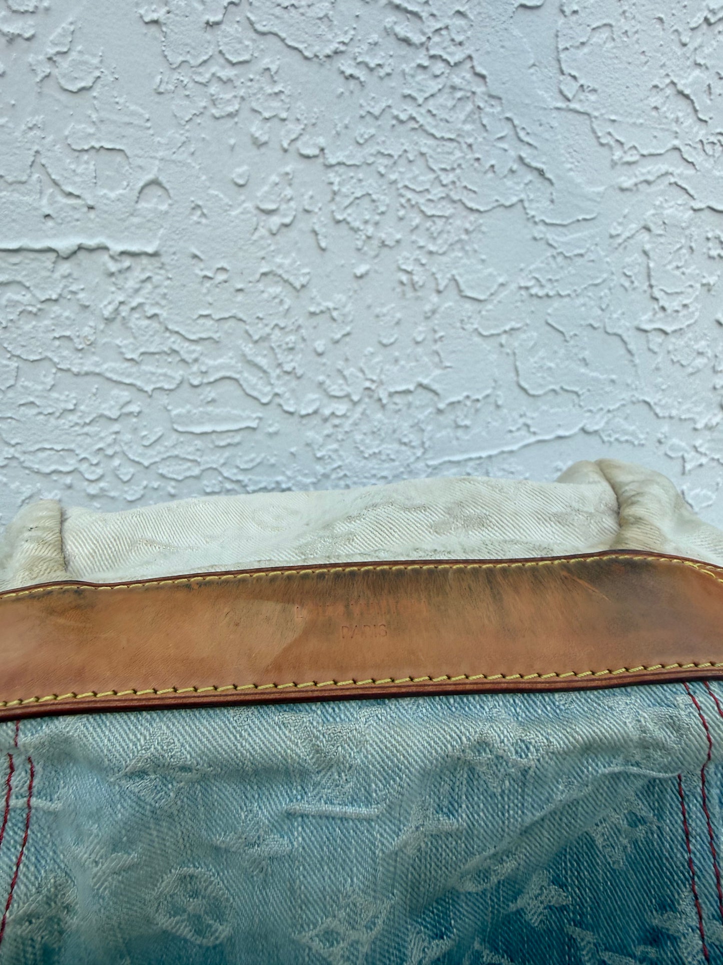2010 Louis Vuitton Sunshine Denim Bag