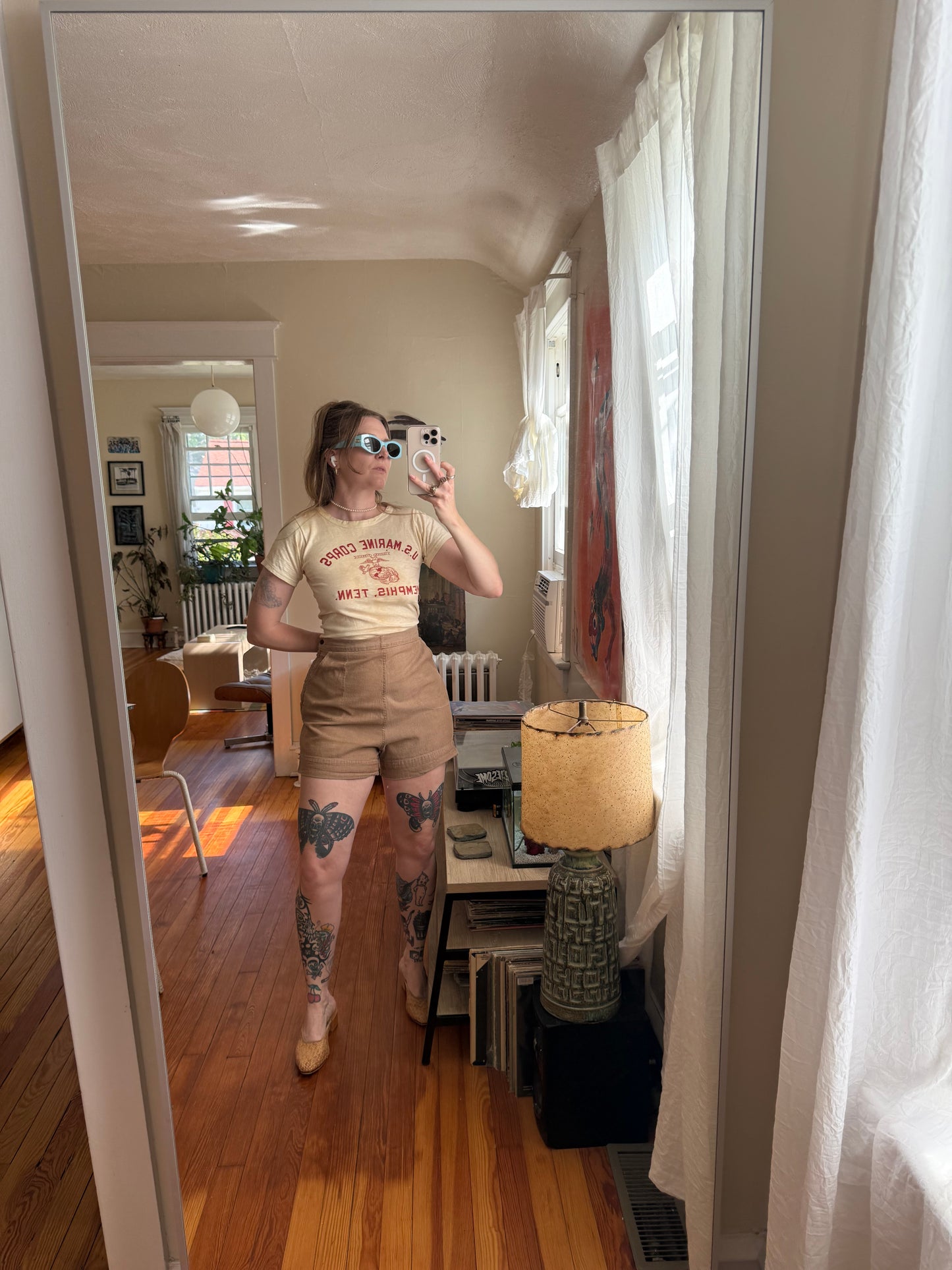 1940s Side Zip Shorts