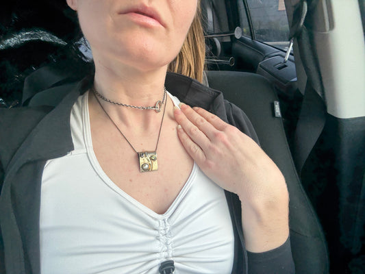 925 Silver & Gemstones Necklace