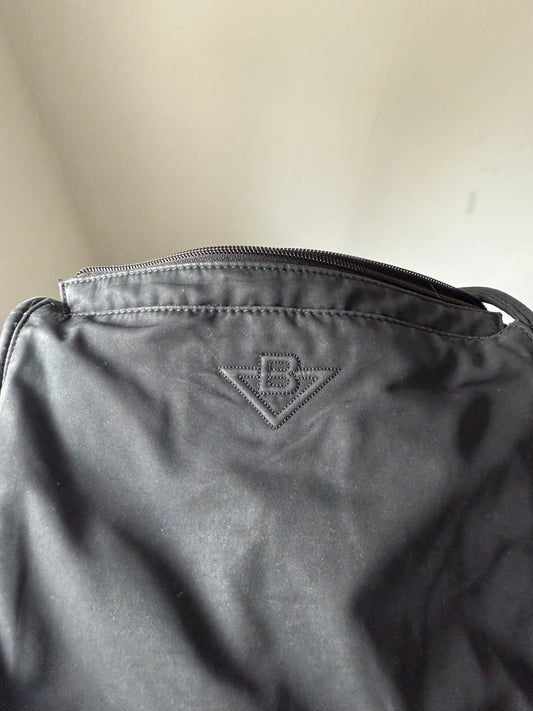 Vintage 1980s Bottega Veneta Black Purse