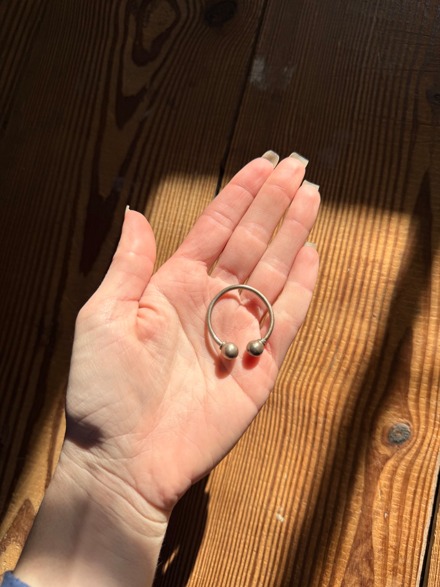 925 Silver Key Chain Ring