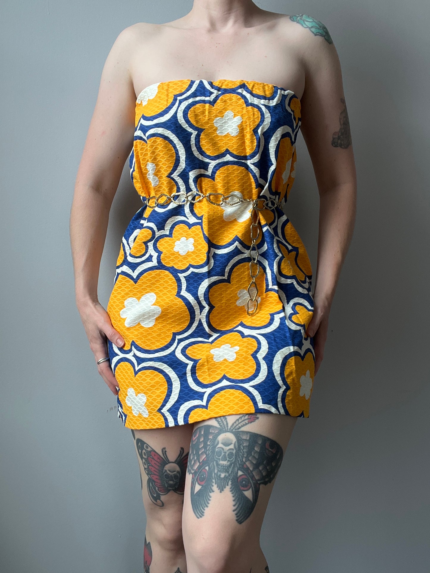 1970s Flower Dress/Skirt