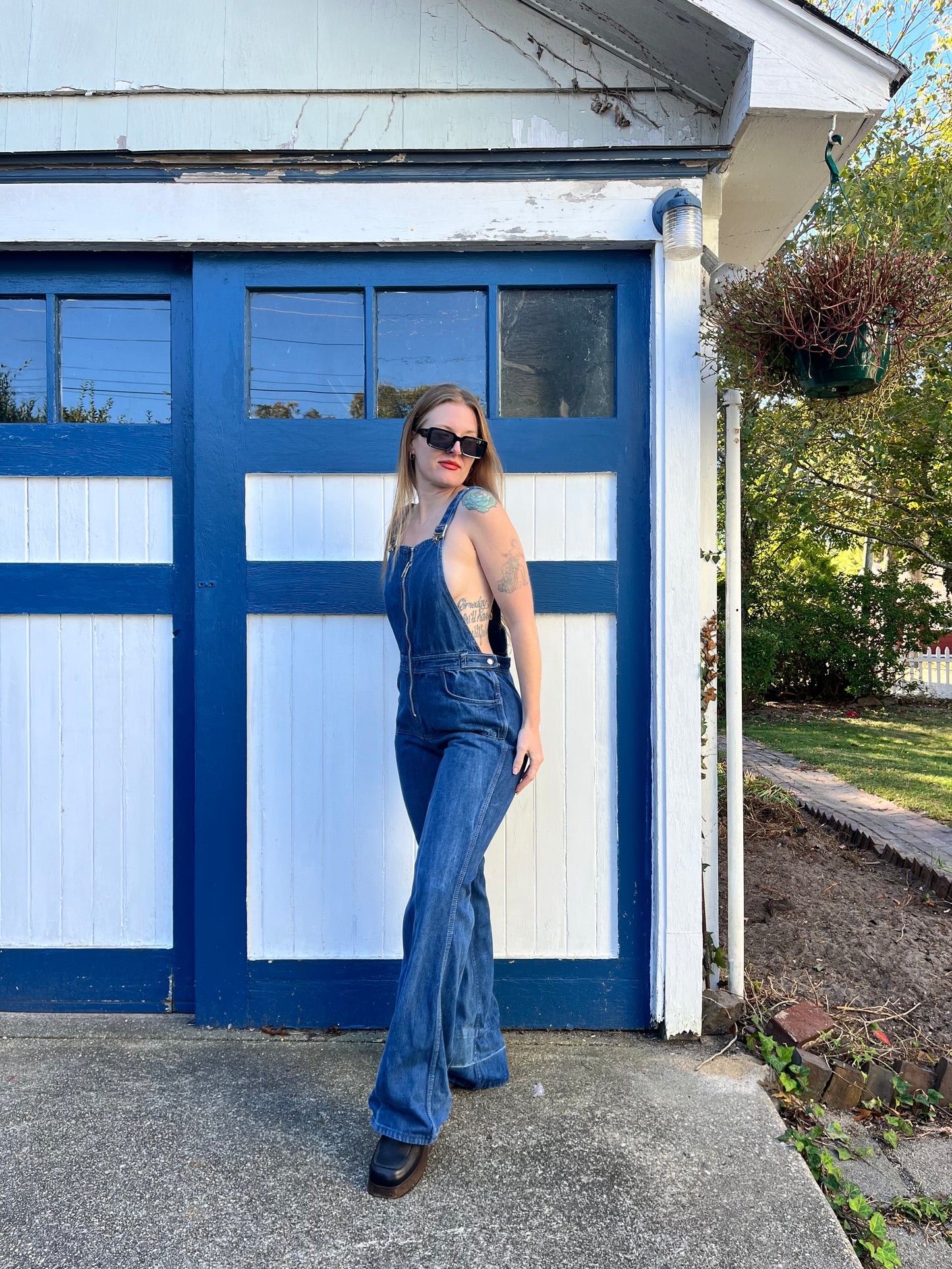 Vintage 1970s Denim Jumpsuit