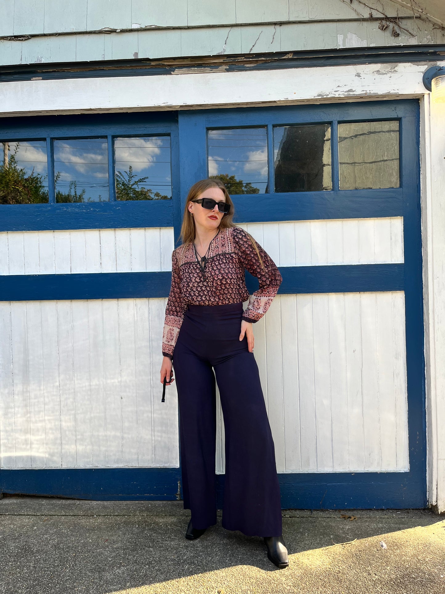 Vintage Rayon Bell Bottoms