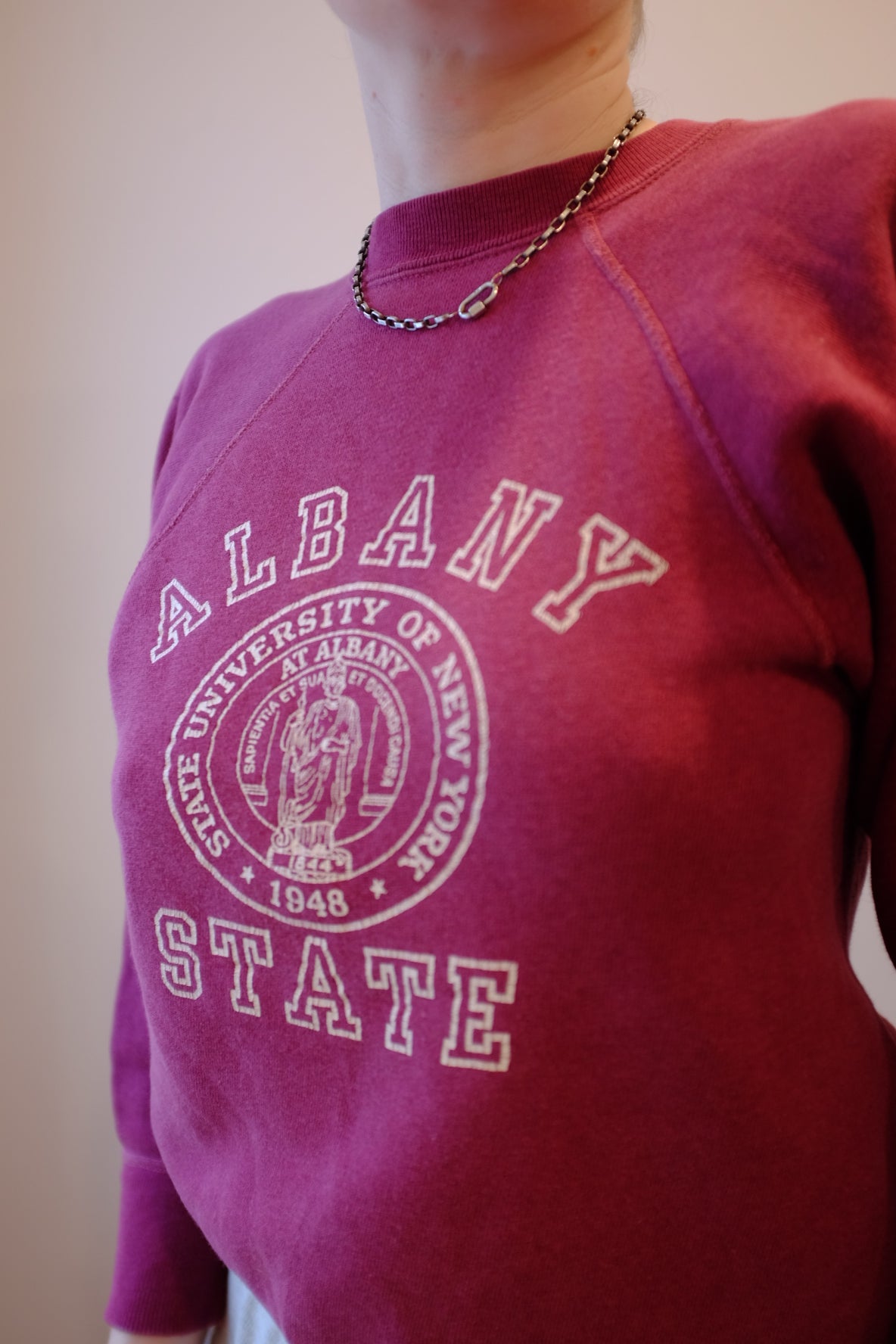 1970s Albany State Crew Neck S