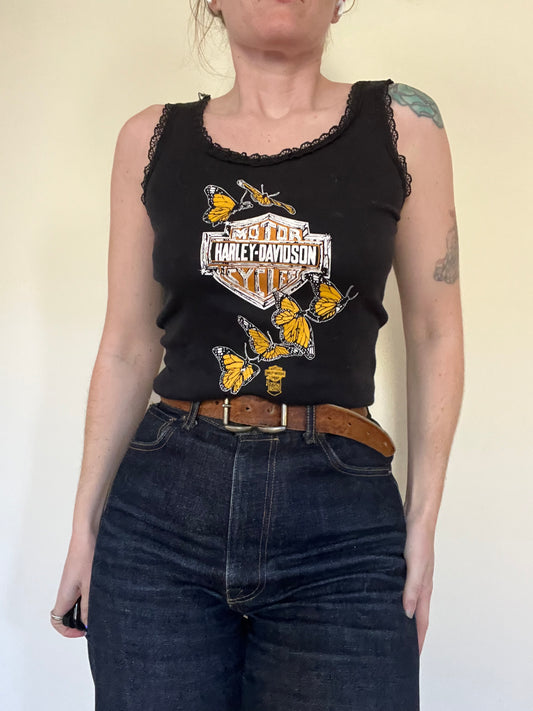 Vintage Harley Butterfly Tank