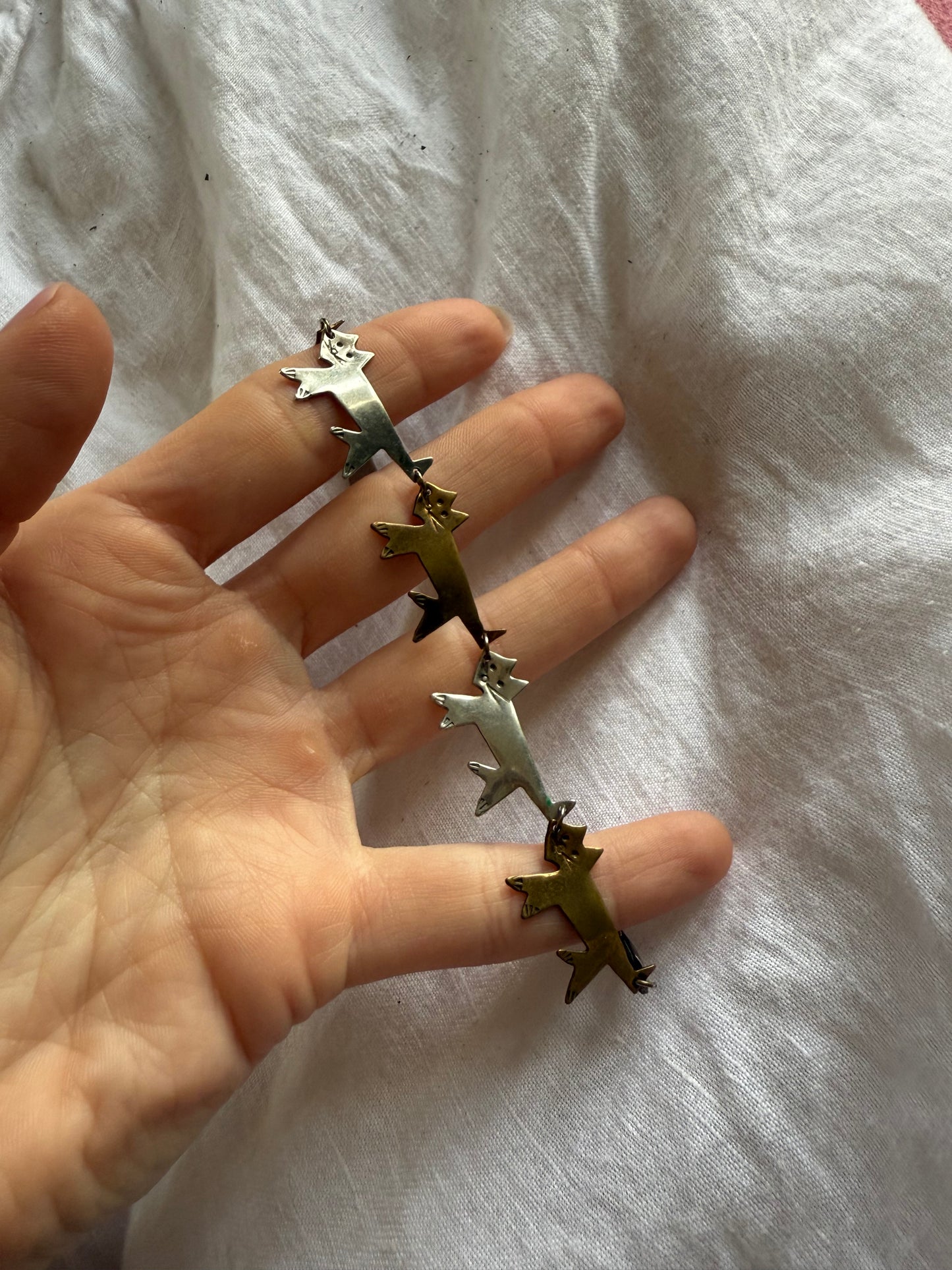 Vintage Kitty Cat Bracelet