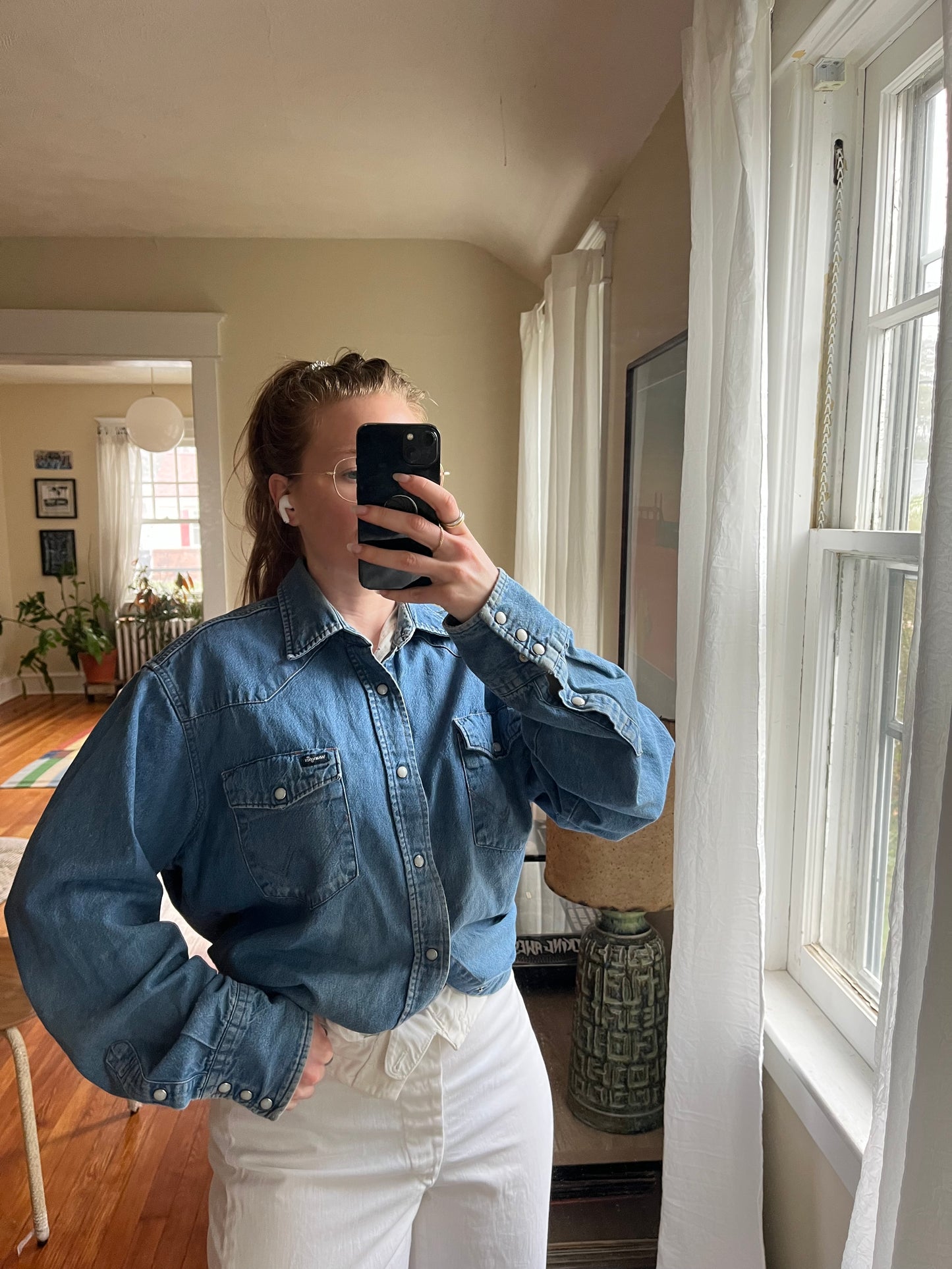 1980s Wrangler Pearl Snap