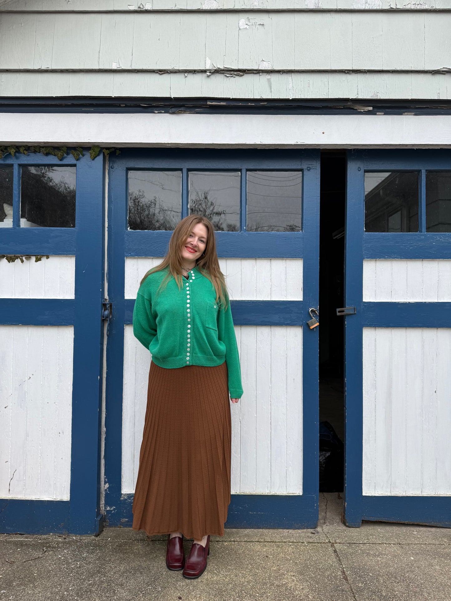 100% Cotton Green Sweater