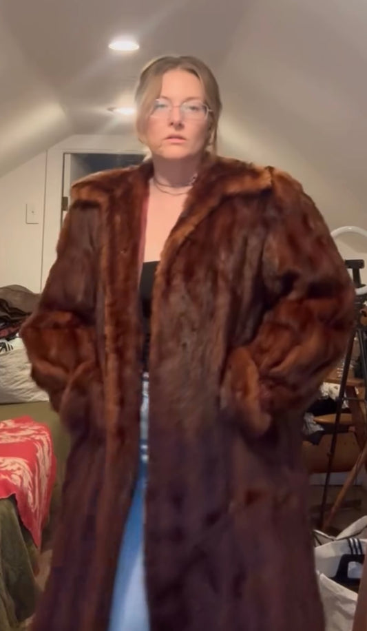 Full Mink Fur Coat