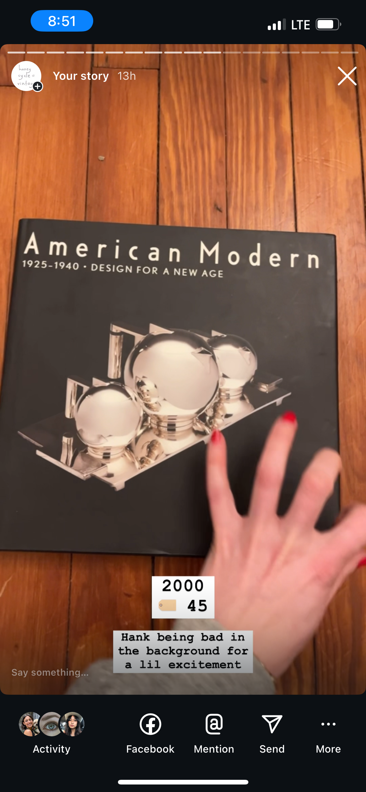 Vintage Shaker Book & MCM Book