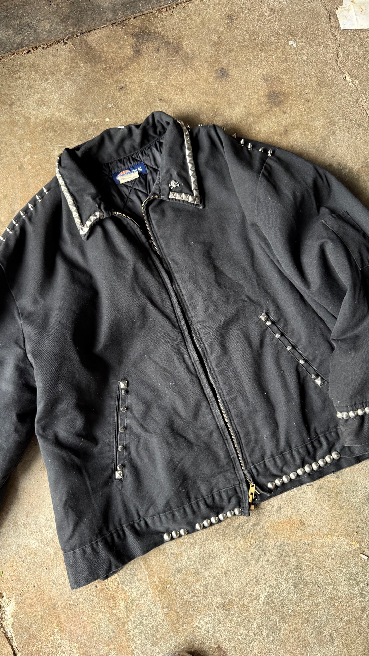 Y2K Studded Dickies Jacket L