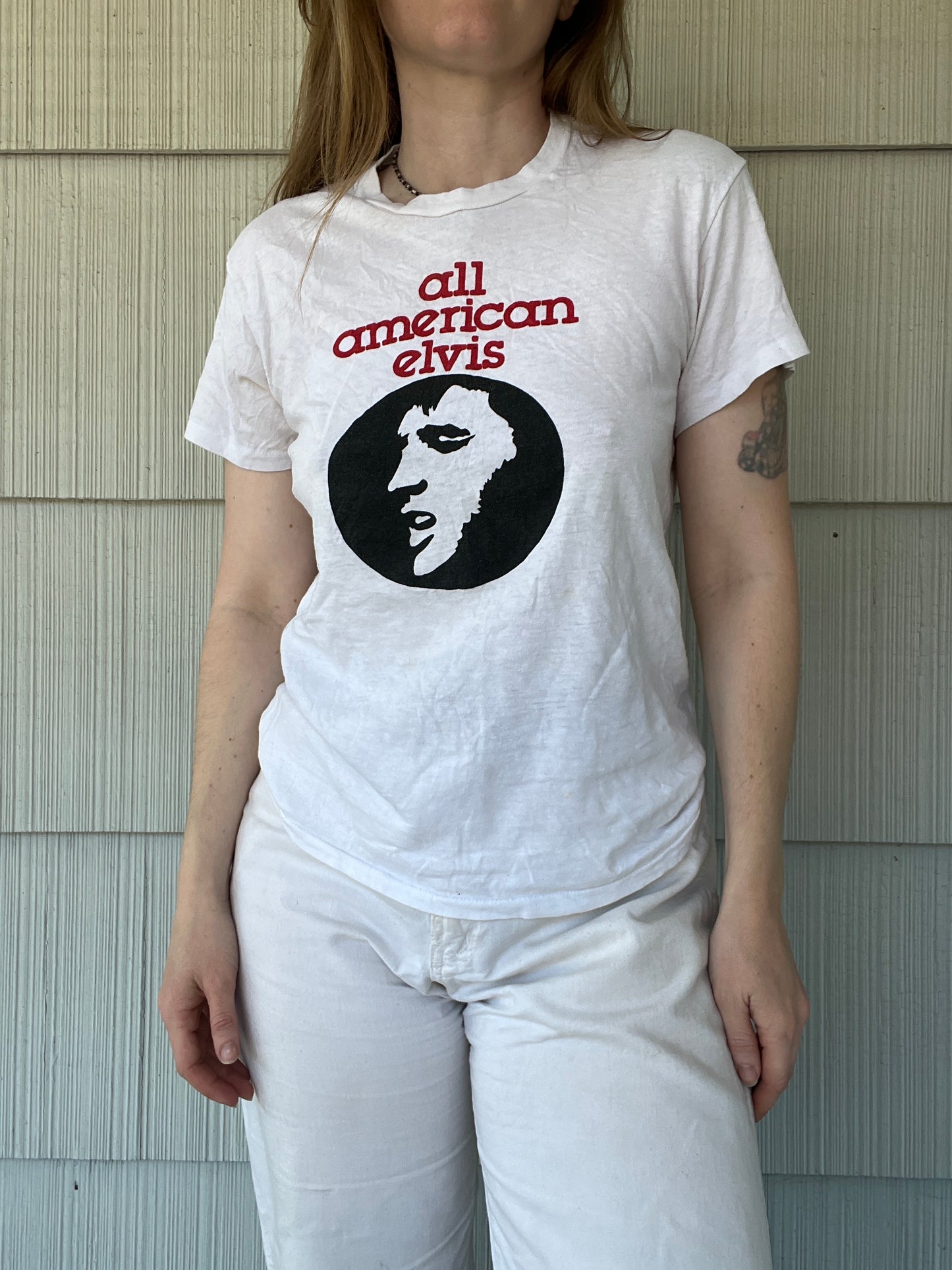 1970s All American Elvis Shirt S
