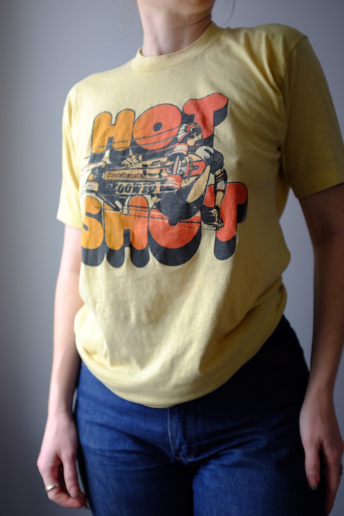 1970s Hot Shot Skateboarder Tee M