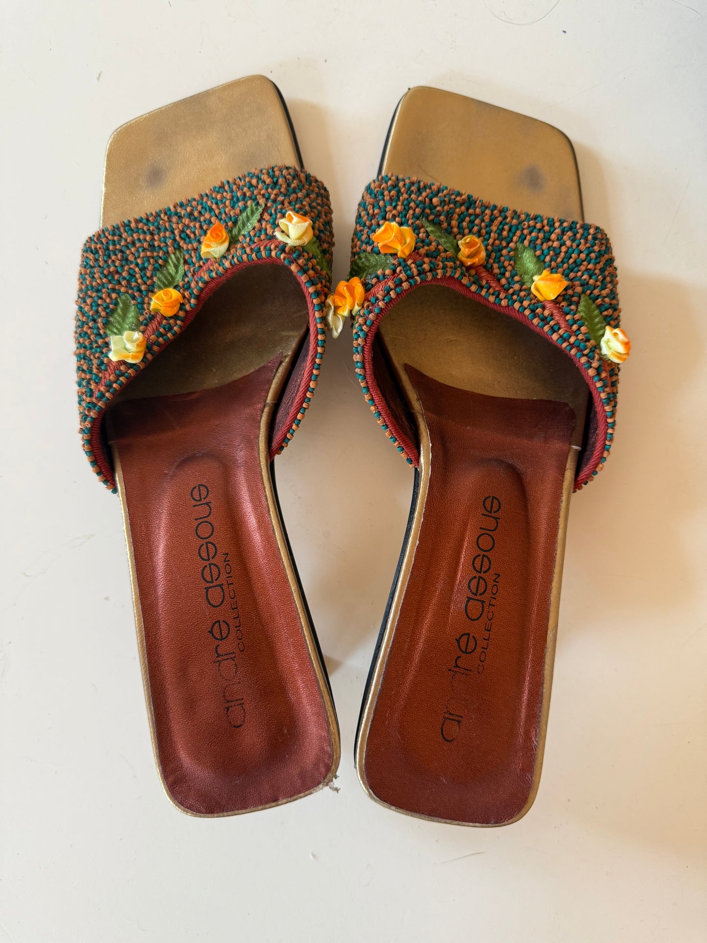 Flower Appliqué Heels
