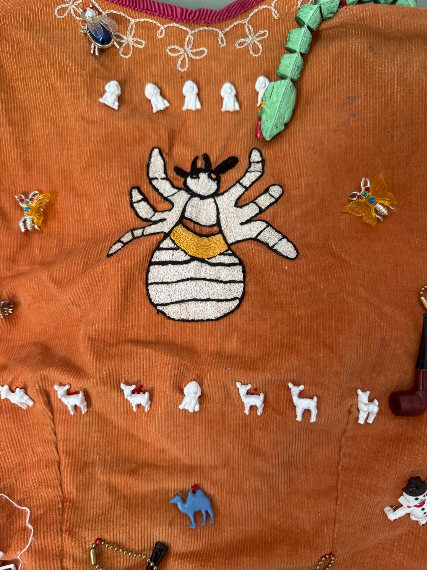 1940s/1950s Chainstitched Vest with Adornments