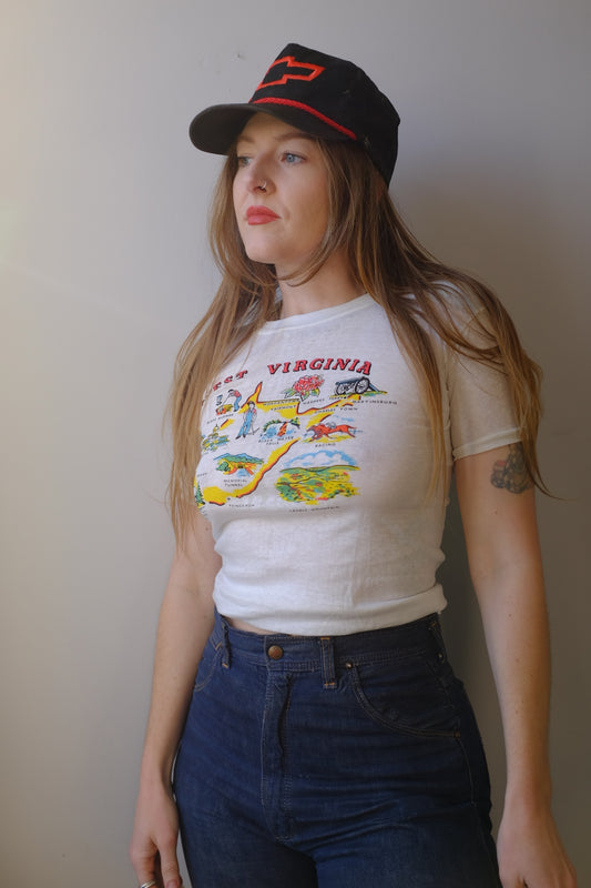 1960’s West Virginia Souvenir Tee S