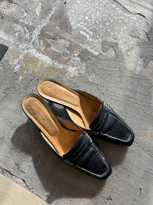 Donald Pliner 1990s Leather Heels