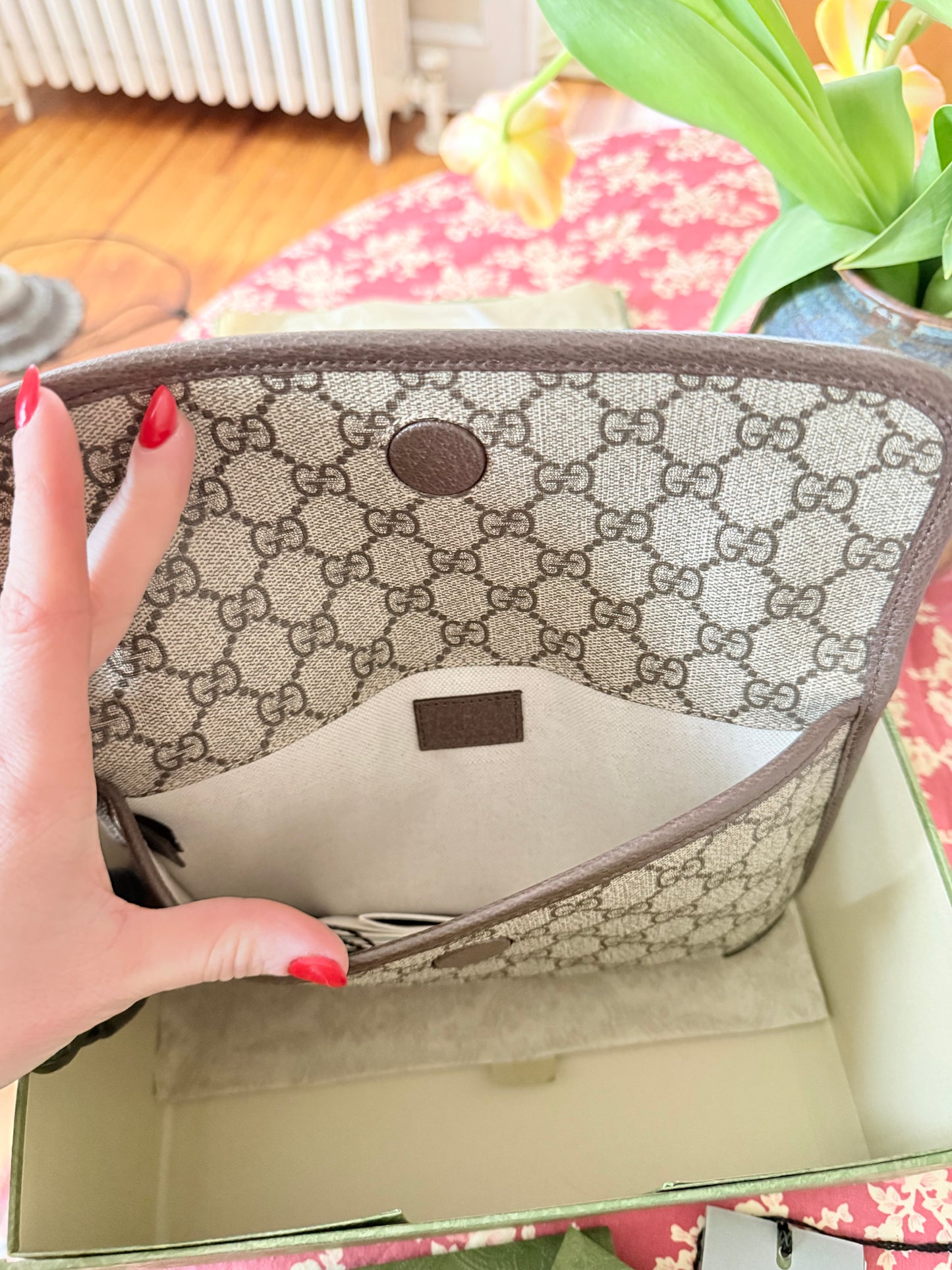 Brown GG Supreme Canvas Neo Vintage Belt Bag