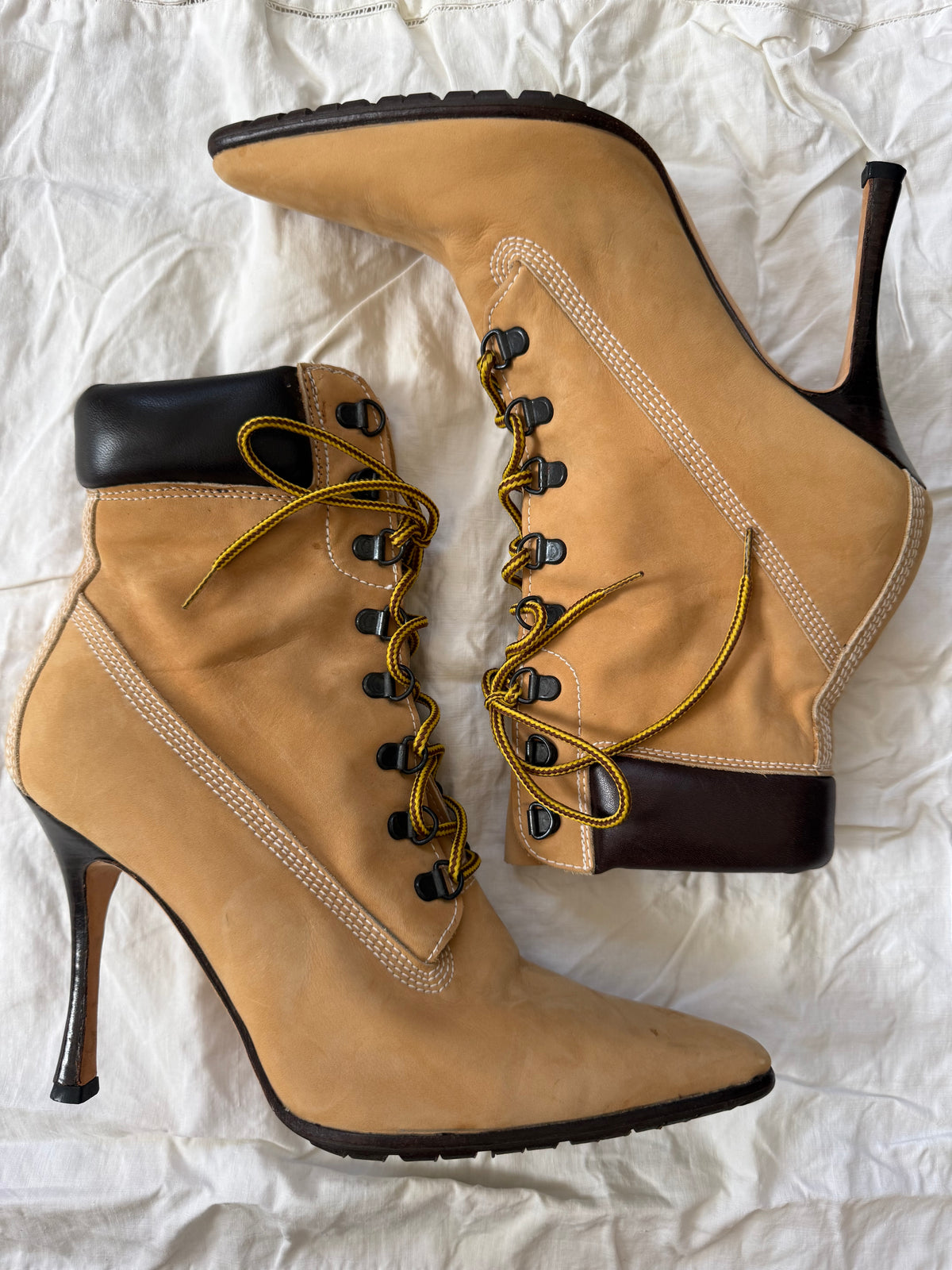 Vintage Manolo Blahnik Oklamod Boots 38.5
