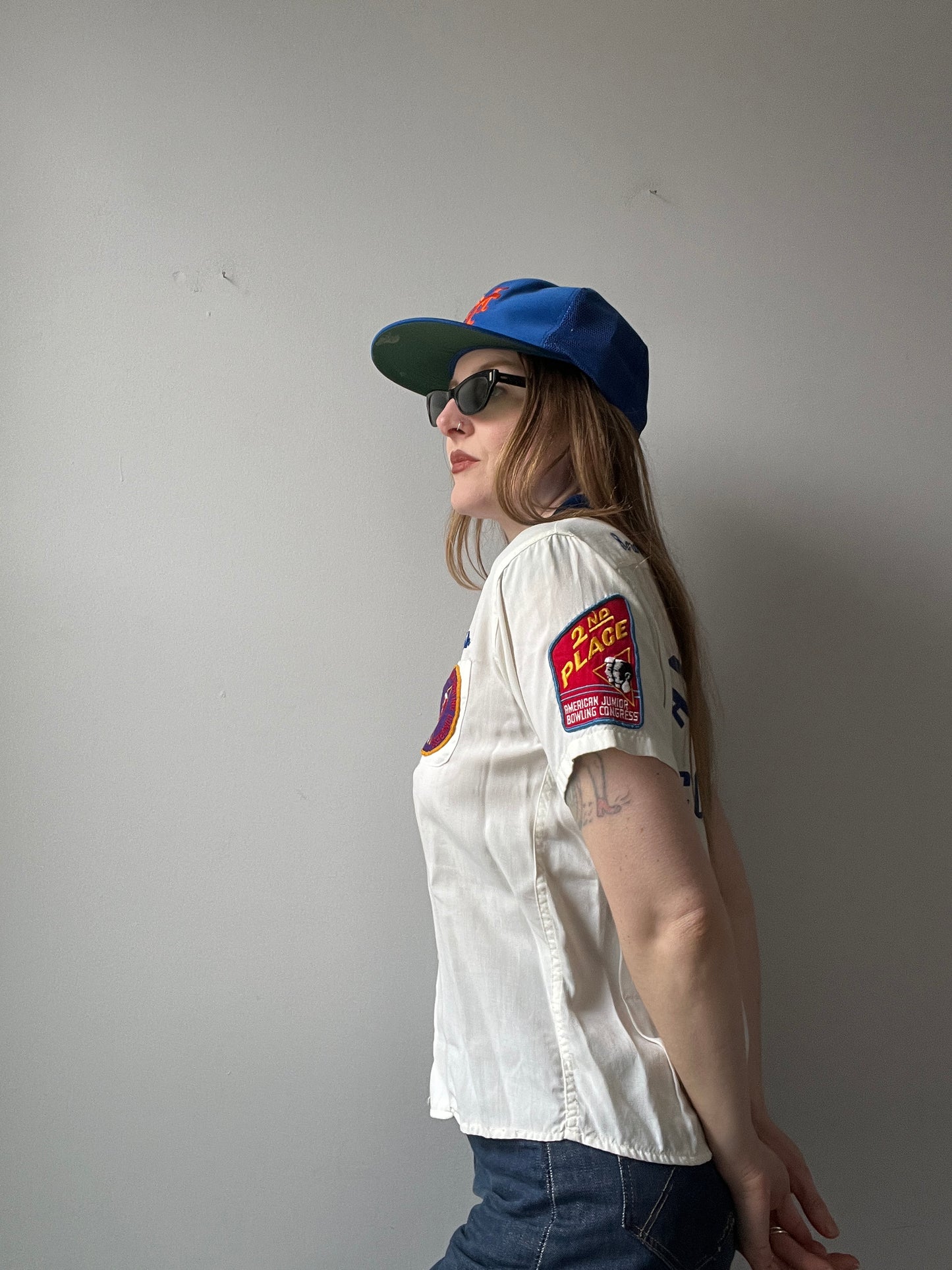 1950’s Embroidered Bowling Tee Small