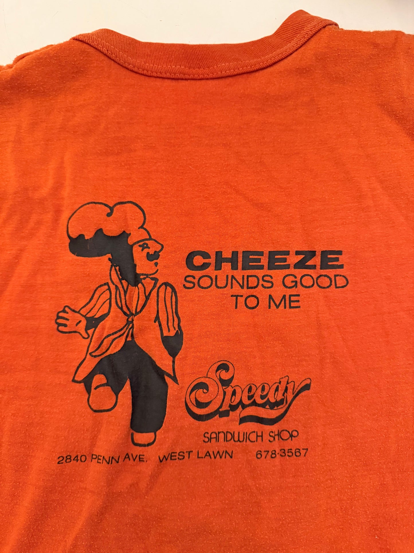 1970s Meat Me at Speedy Sandwich Shop S/M