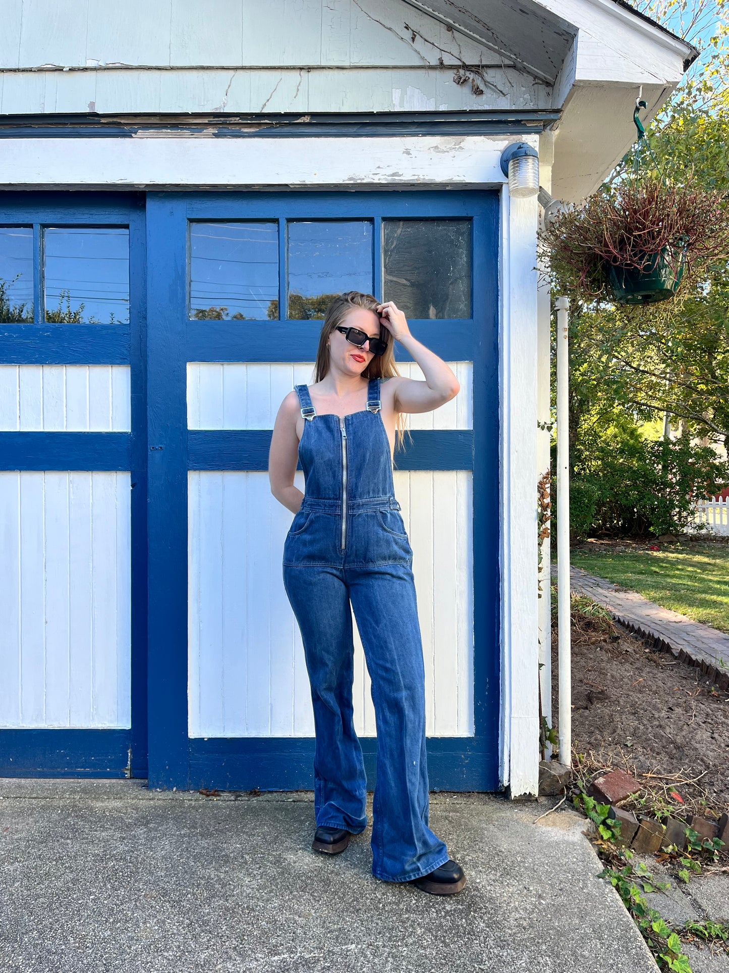 Vintage 1970s Denim Jumpsuit