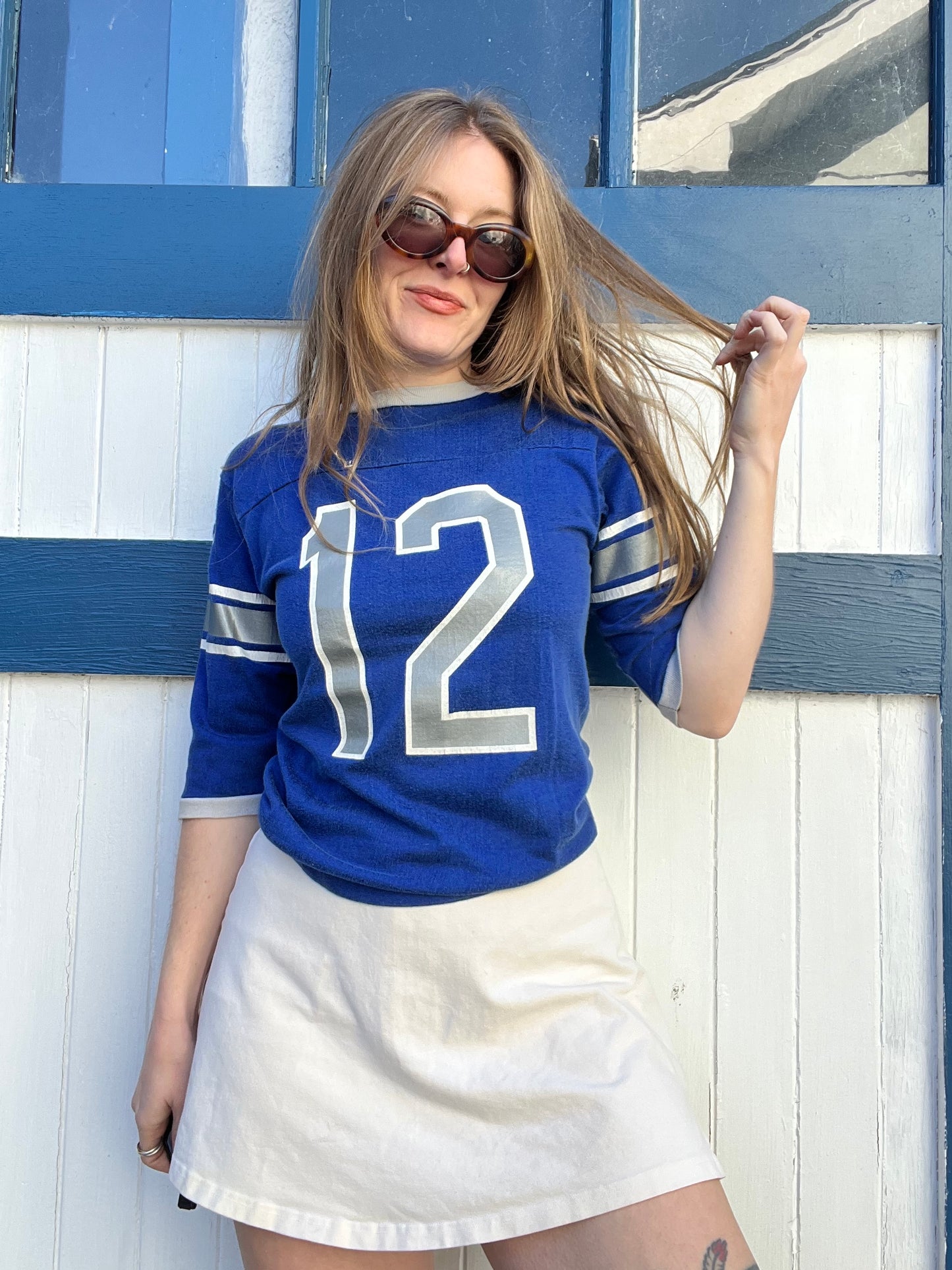 1970s Blue 12 Tee